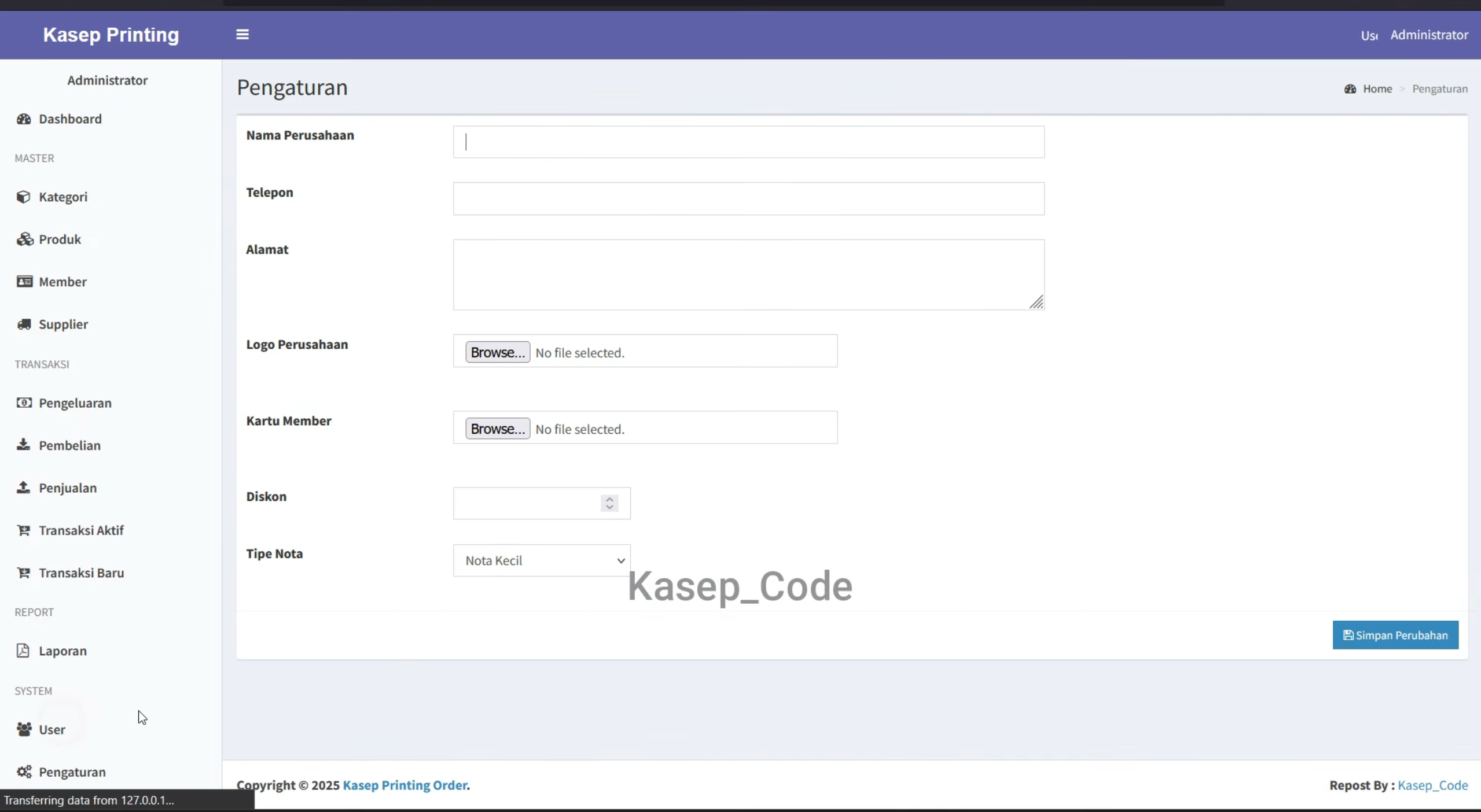 Source code aplikasi Point Of Sale Laravel | Source Code Kasir Online Laravel | Aplikasi stok barang laravel