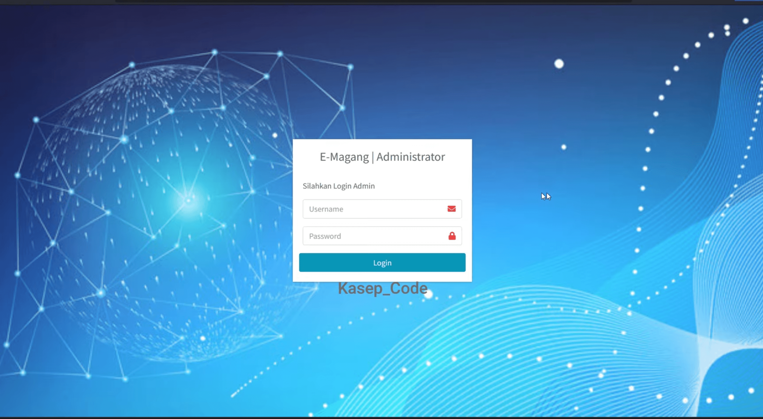 Source code website magang | Source code aplikasi pendaftaran magang | Website Magang Codeigniter 3