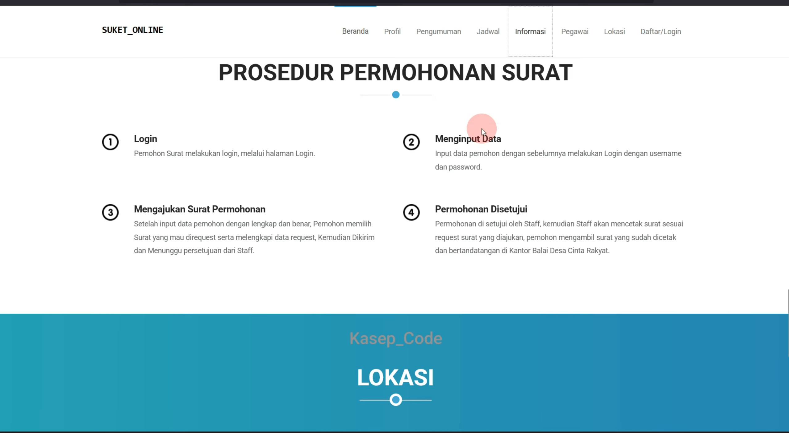 Source Code Website Kelurahan | Website Desa | Source Code Website Pembuatan Surat Online| E-Desa