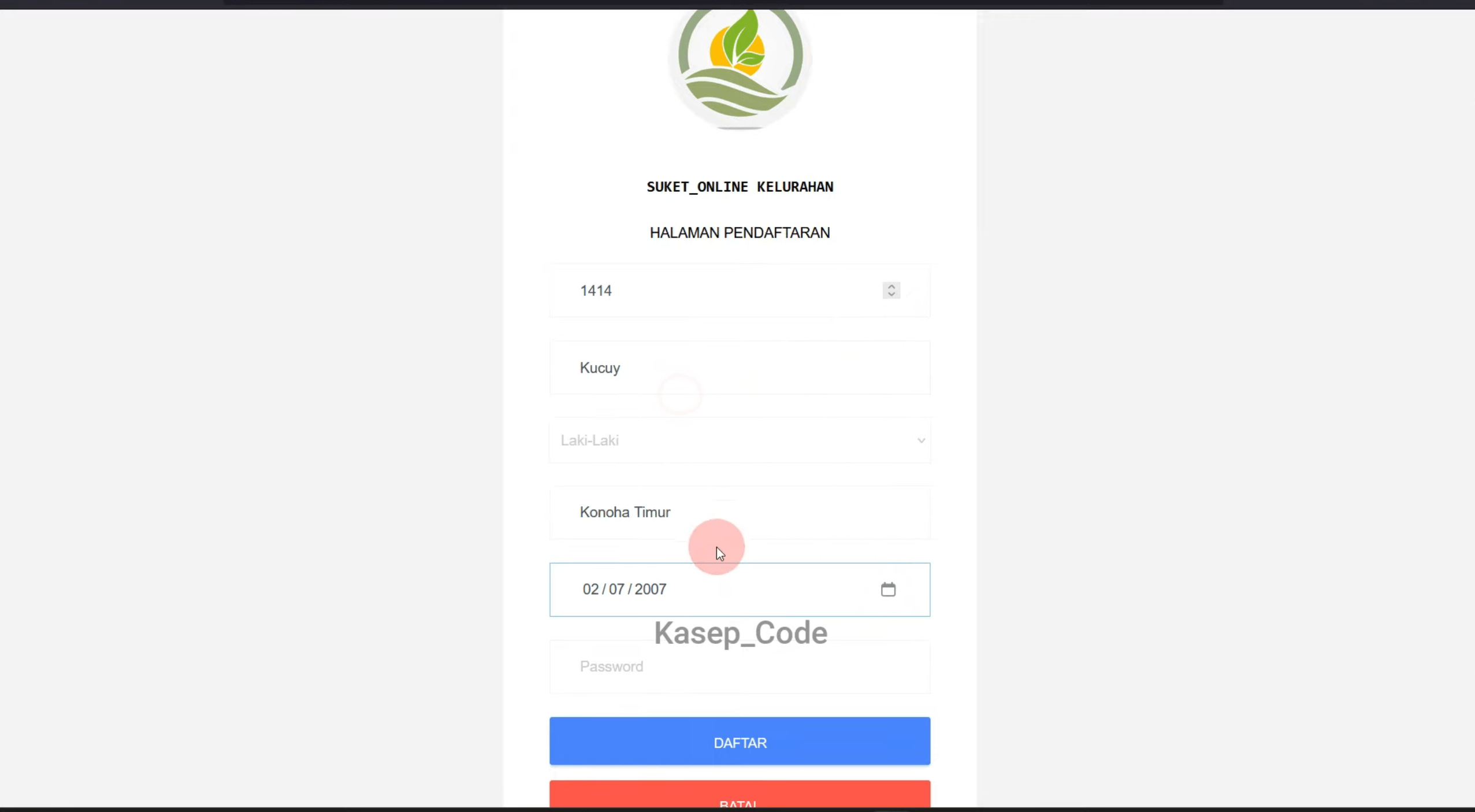 Source Code Website Kelurahan | Website Desa | Source Code Website Pembuatan Surat Online| E-Desa