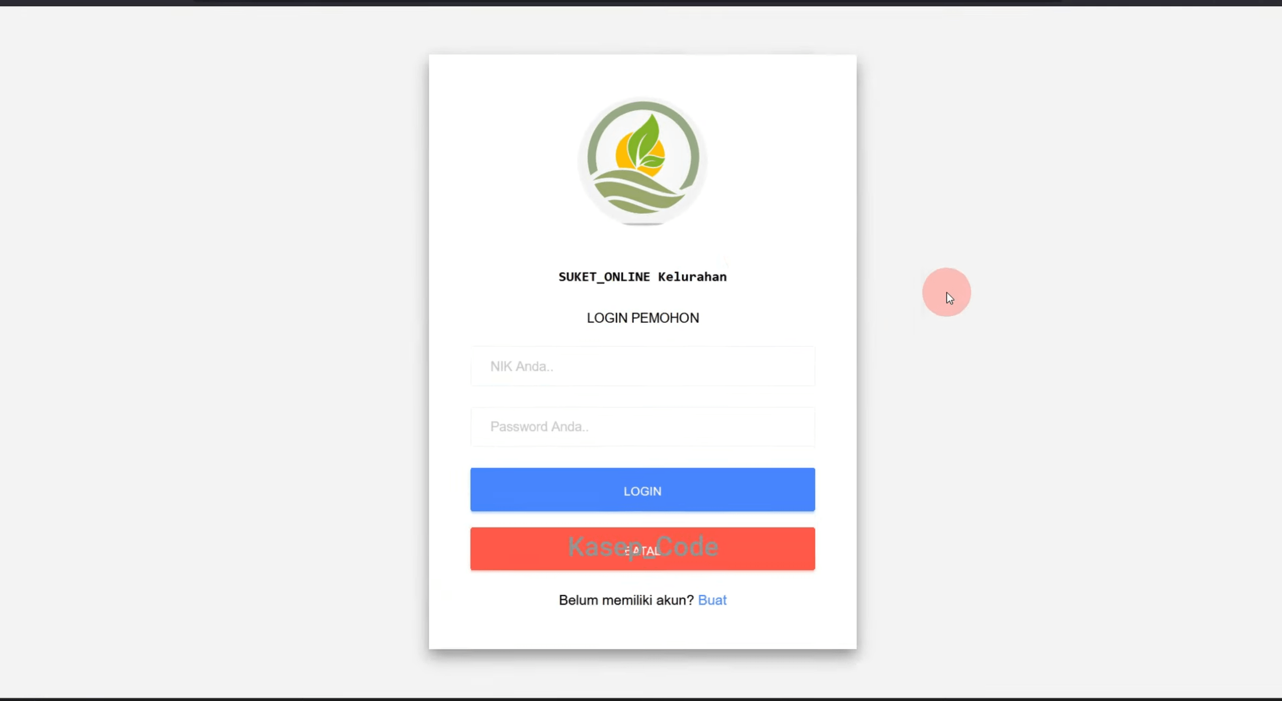 Source Code Website Kelurahan | Website Desa | Source Code Website Pembuatan Surat Online| E-Desa