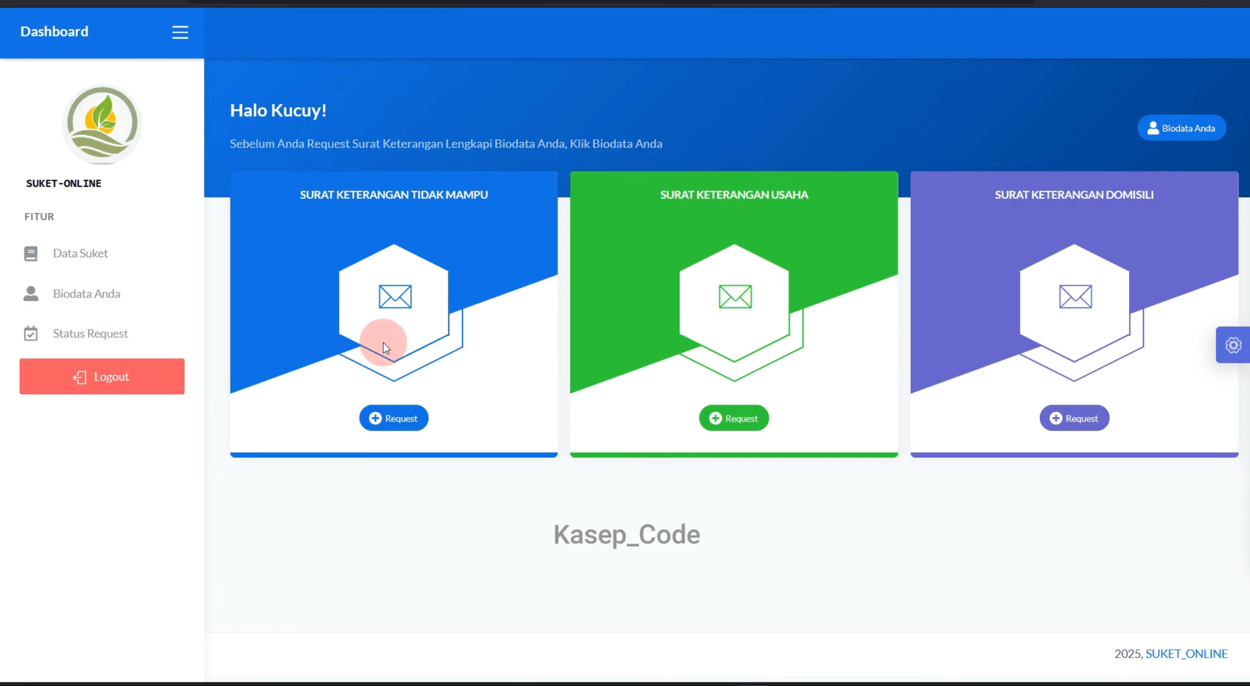 Source Code Website Kelurahan | Website Desa | Source Code Website Pembuatan Surat Online| E-Desa