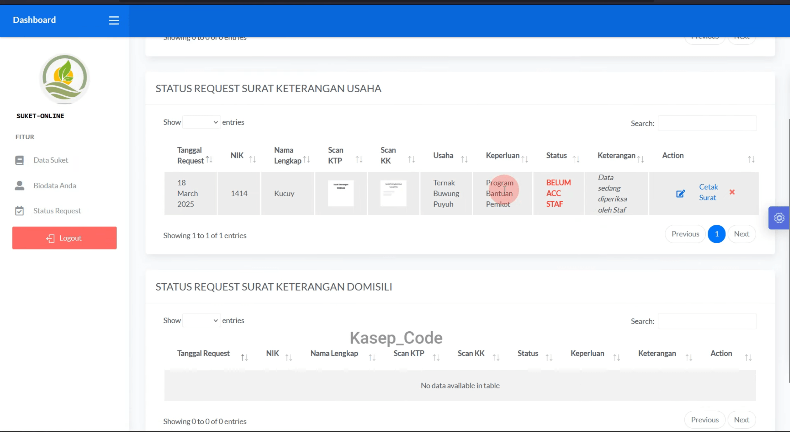 Source Code Website Kelurahan | Website Desa | Source Code Website Pembuatan Surat Online| E-Desa