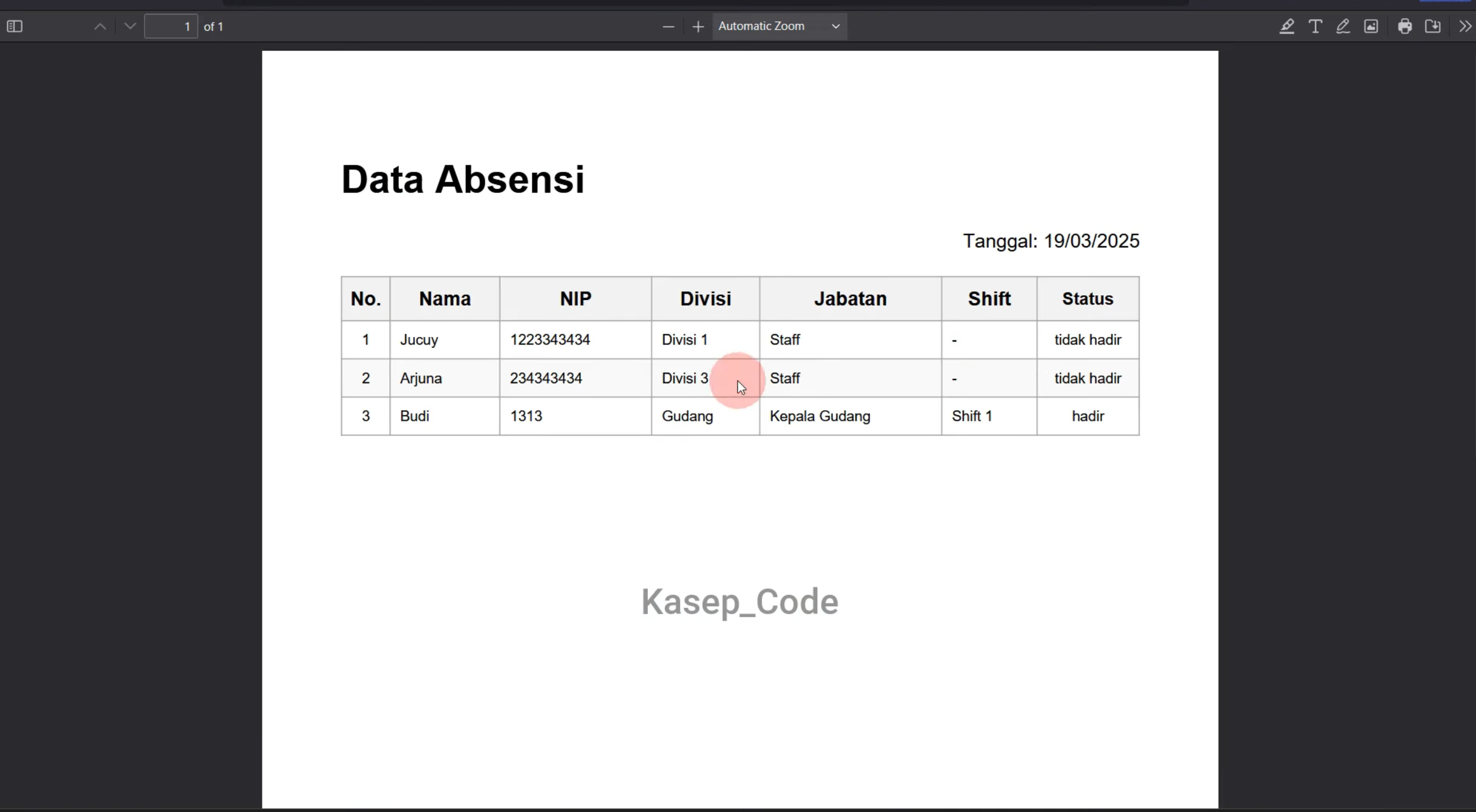 Source Code Aplikasi Absensi QR Code dengan Lokasi | Website Absensi Karyawan QR Code dengan GPS