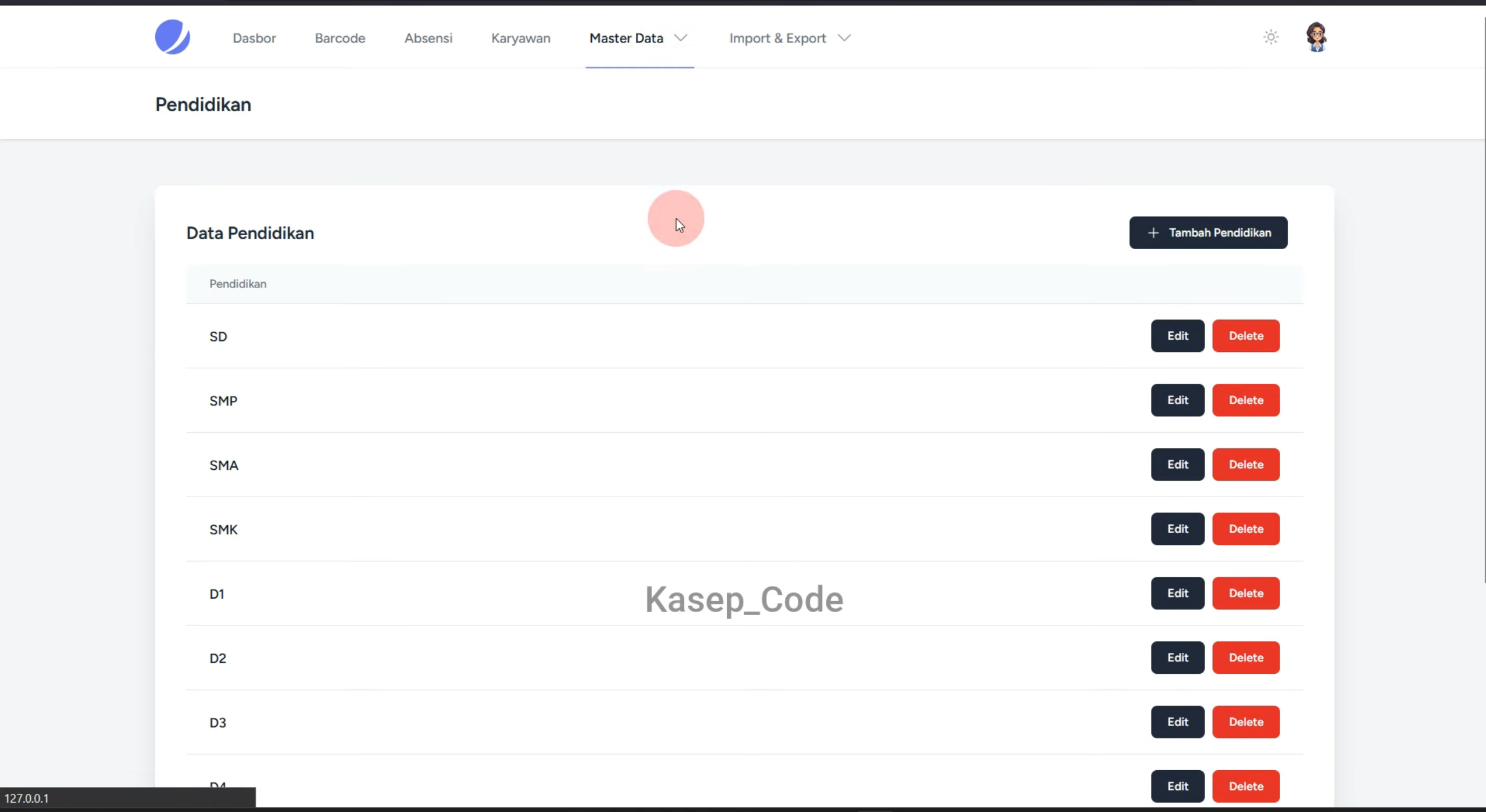 Source Code Aplikasi Absensi QR Code dengan Lokasi | Website Absensi Karyawan QR Code dengan GPS