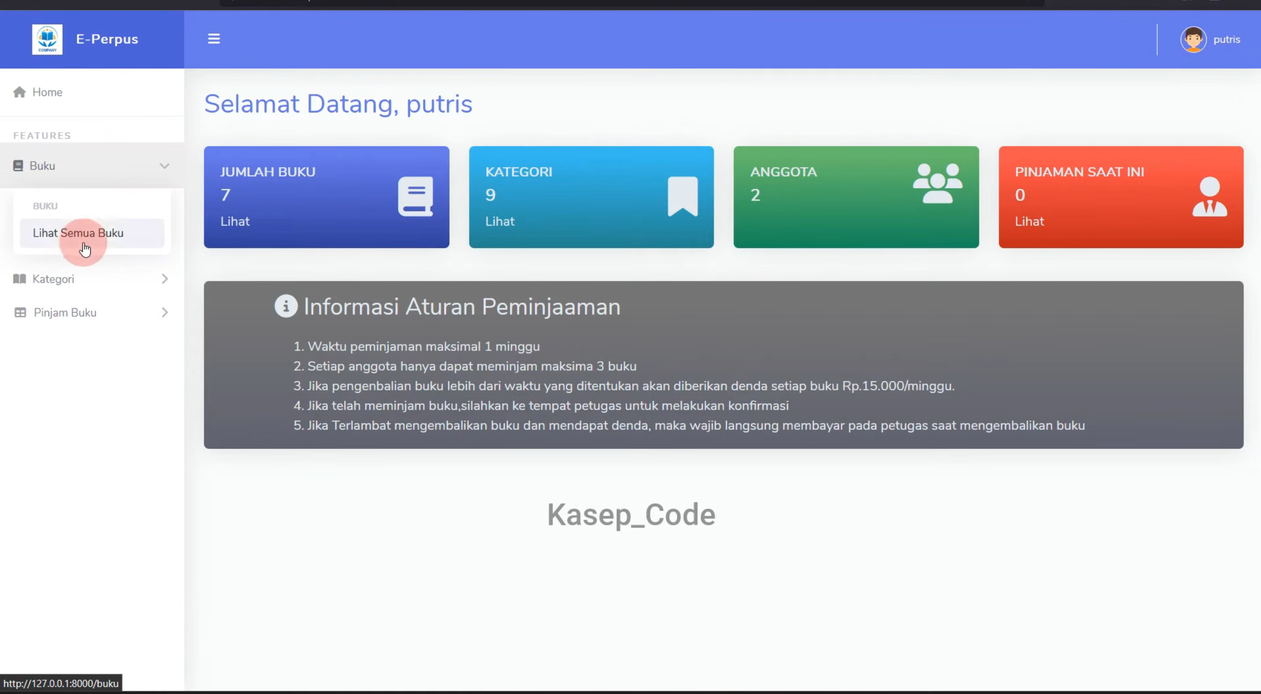 Website perpustakaan dengan PHP dan MySQL | Download source code aplikasi perpustakaan Laravel