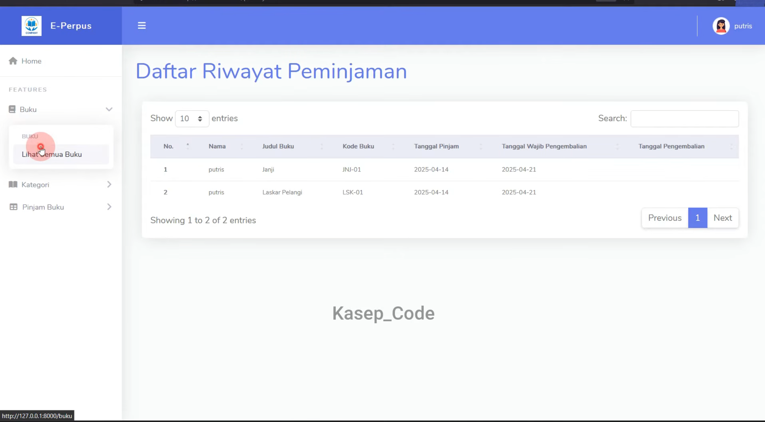 Website perpustakaan dengan PHP dan MySQL | Download source code aplikasi perpustakaan Laravel