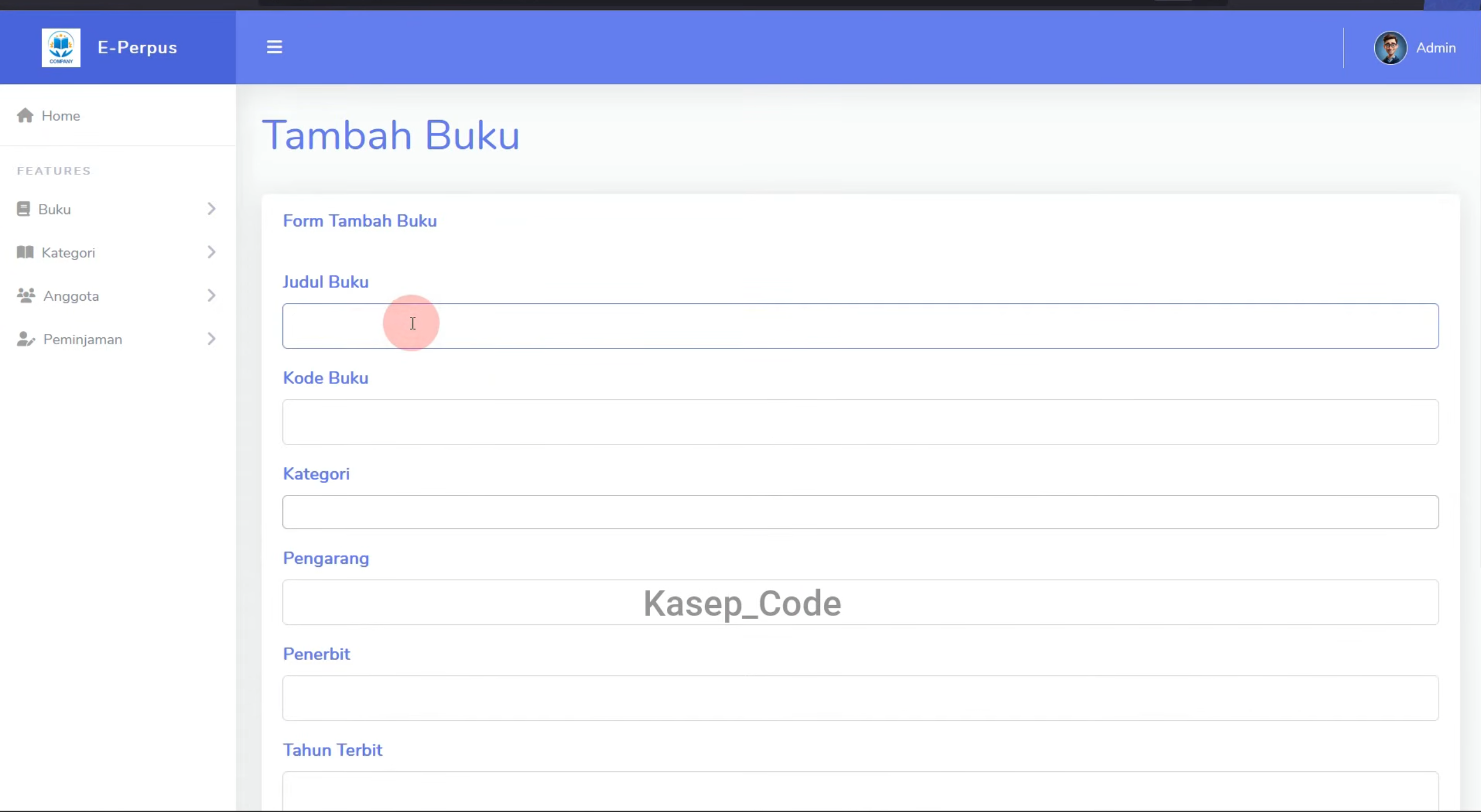 Website perpustakaan dengan PHP dan MySQL | Download source code aplikasi perpustakaan Laravel