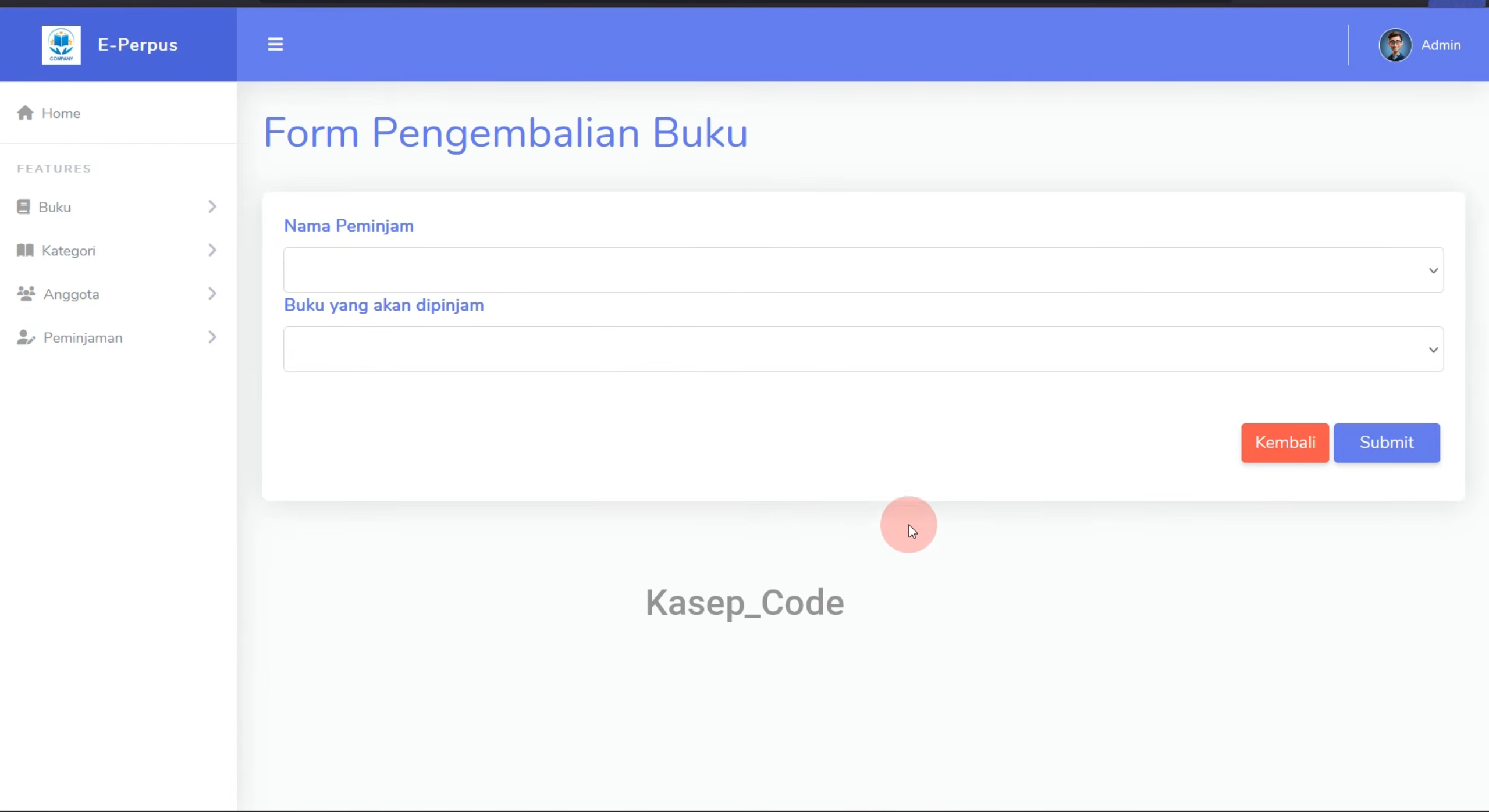 Website perpustakaan dengan PHP dan MySQL | Download source code aplikasi perpustakaan Laravel