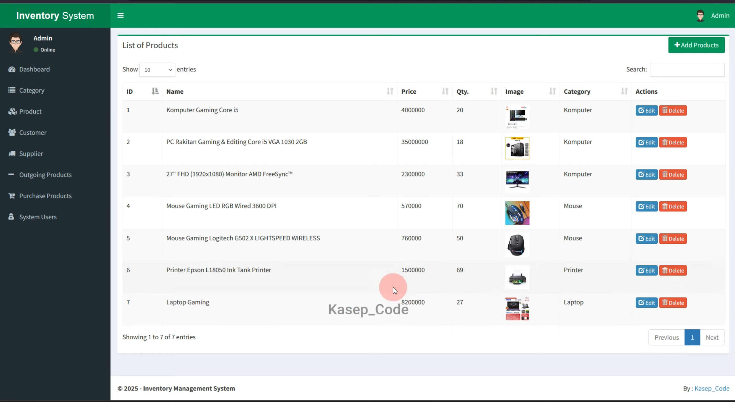 Sistem Informasi Inventaris Laravel | Source Code Website Inventaris | Aplikasi Inventaris Barang