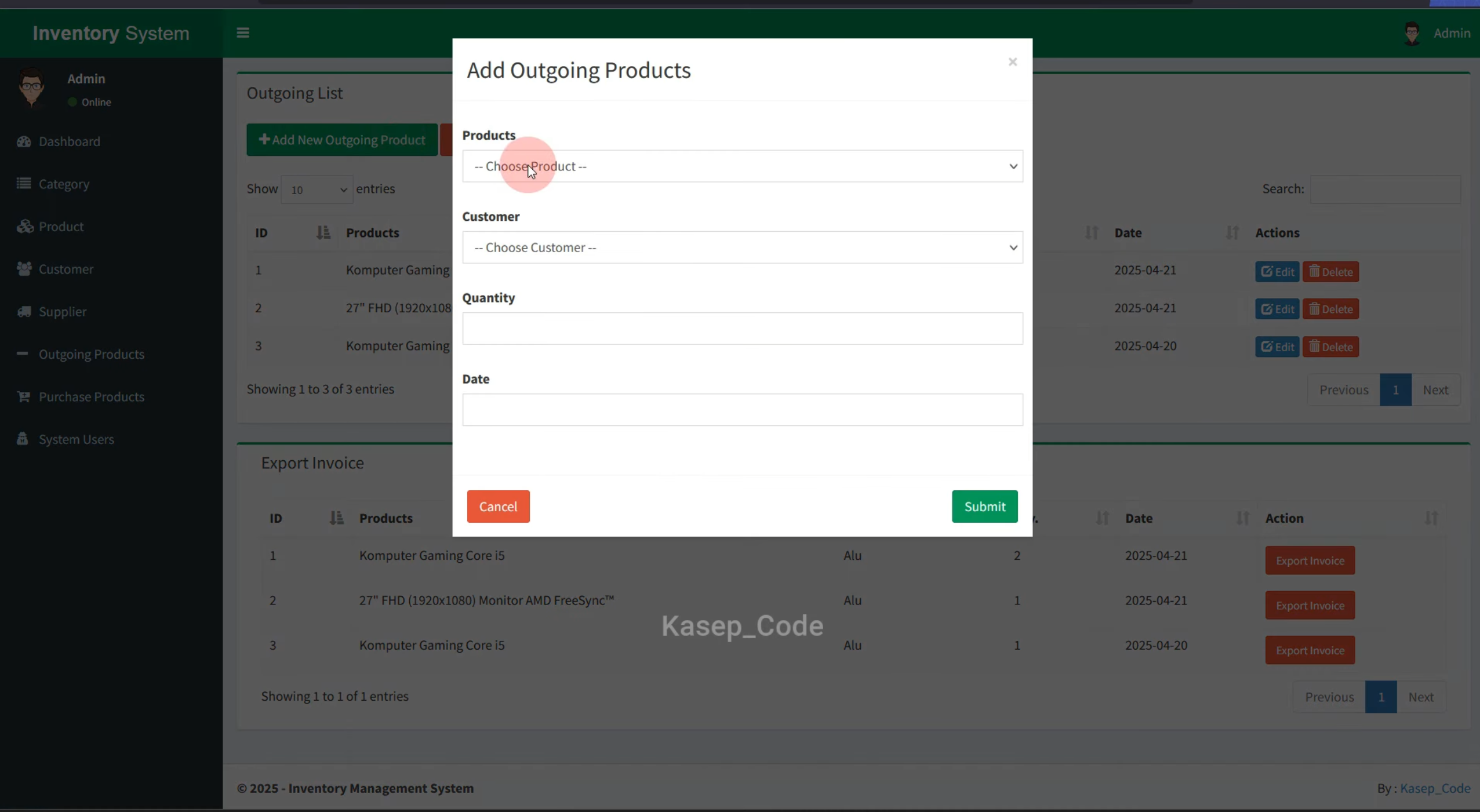 Sistem Informasi Inventaris Laravel | Source Code Website Inventaris | Aplikasi Inventaris Barang