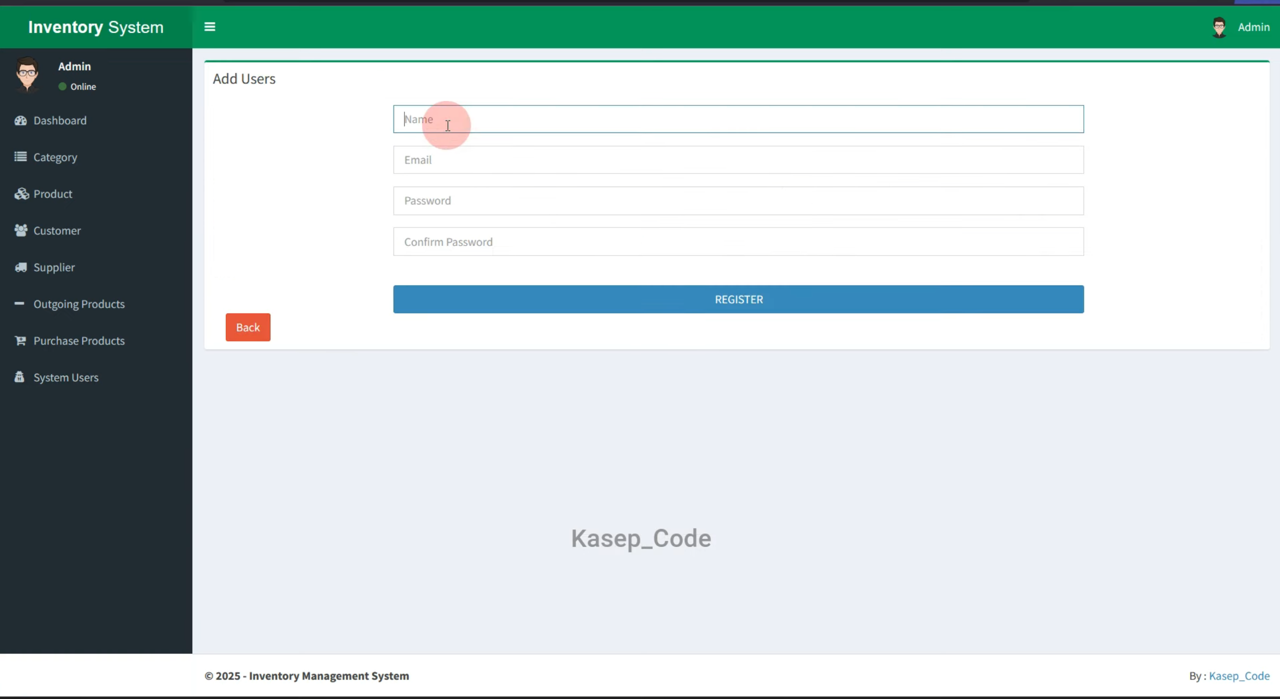 Sistem Informasi Inventaris Laravel | Source Code Website Inventaris | Aplikasi Inventaris Barang