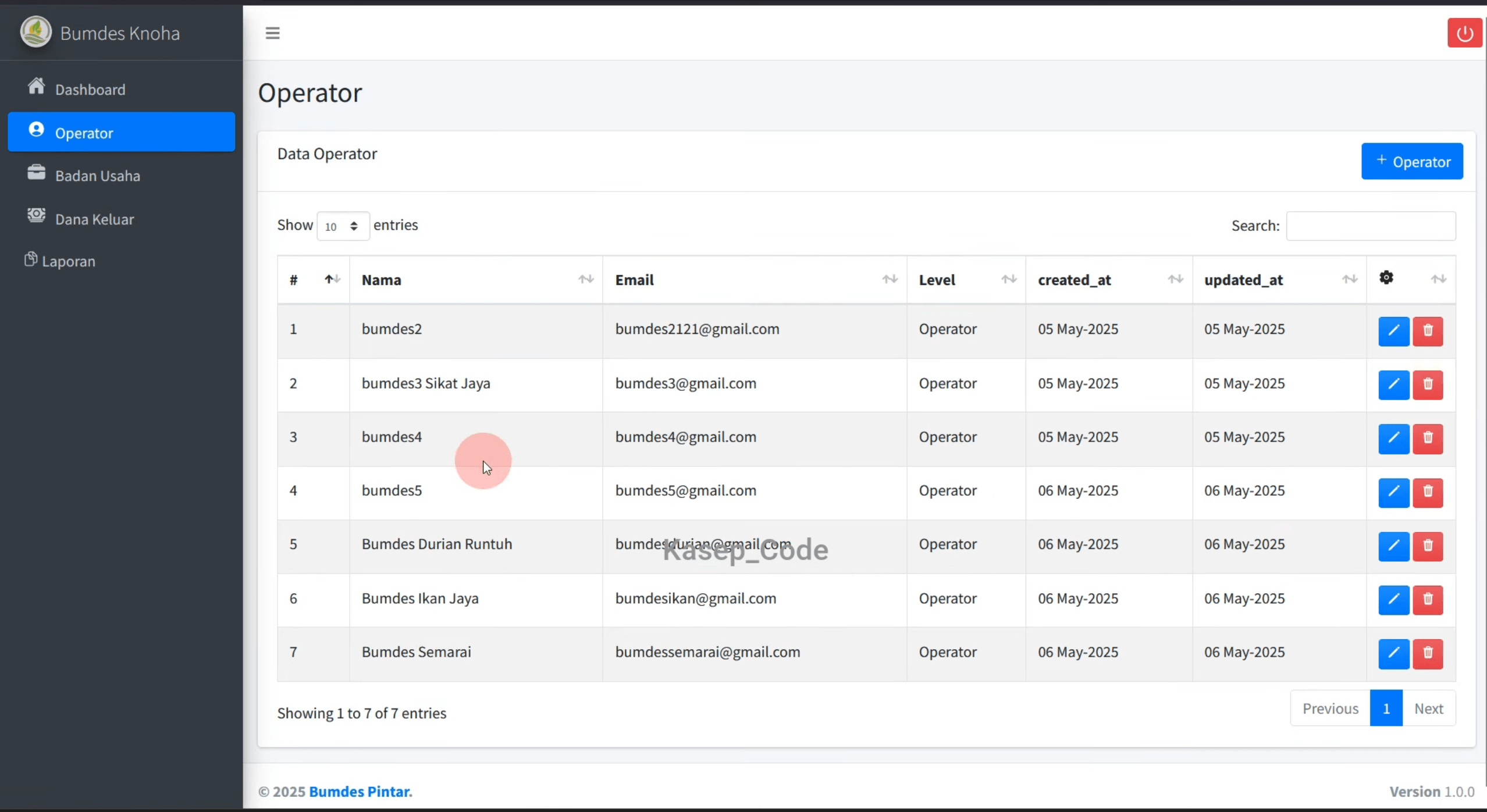 Source Code website BUMDes | Source Code Aplikasi Laporan Keuangan BUMDes | Website BUMDes Laravel