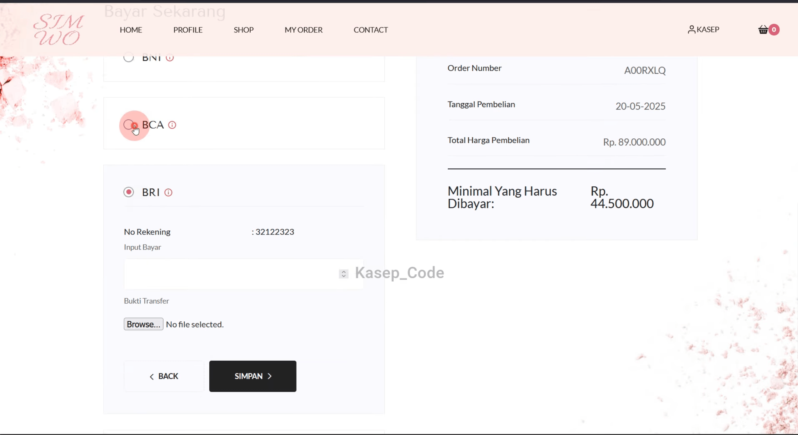 Source Code Website Pemesanan Wedding Organizer, Catering, Tenda & Souvenir | Website Pemesanan WO