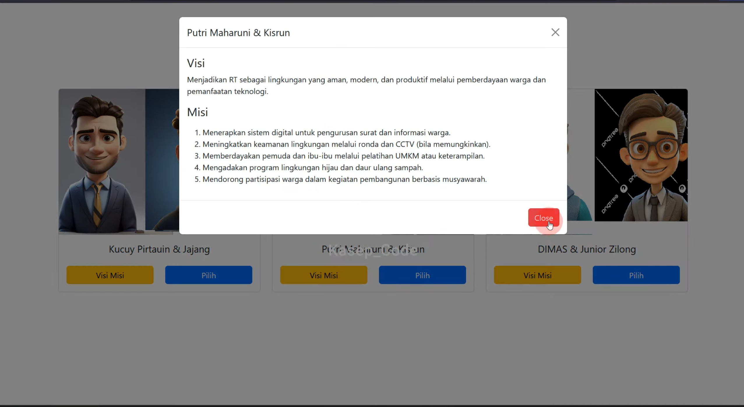 Source Code Website E-Voting Laravel | Source Code Aplikasi Pemilihan | Website Voting Online