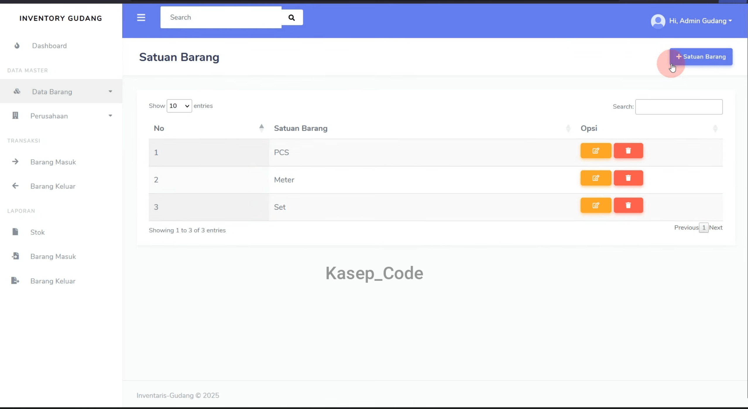 Source Code Website Inventaris Gudang Laravel | Website Laporan Stok Barang Gudang| Inventory System
