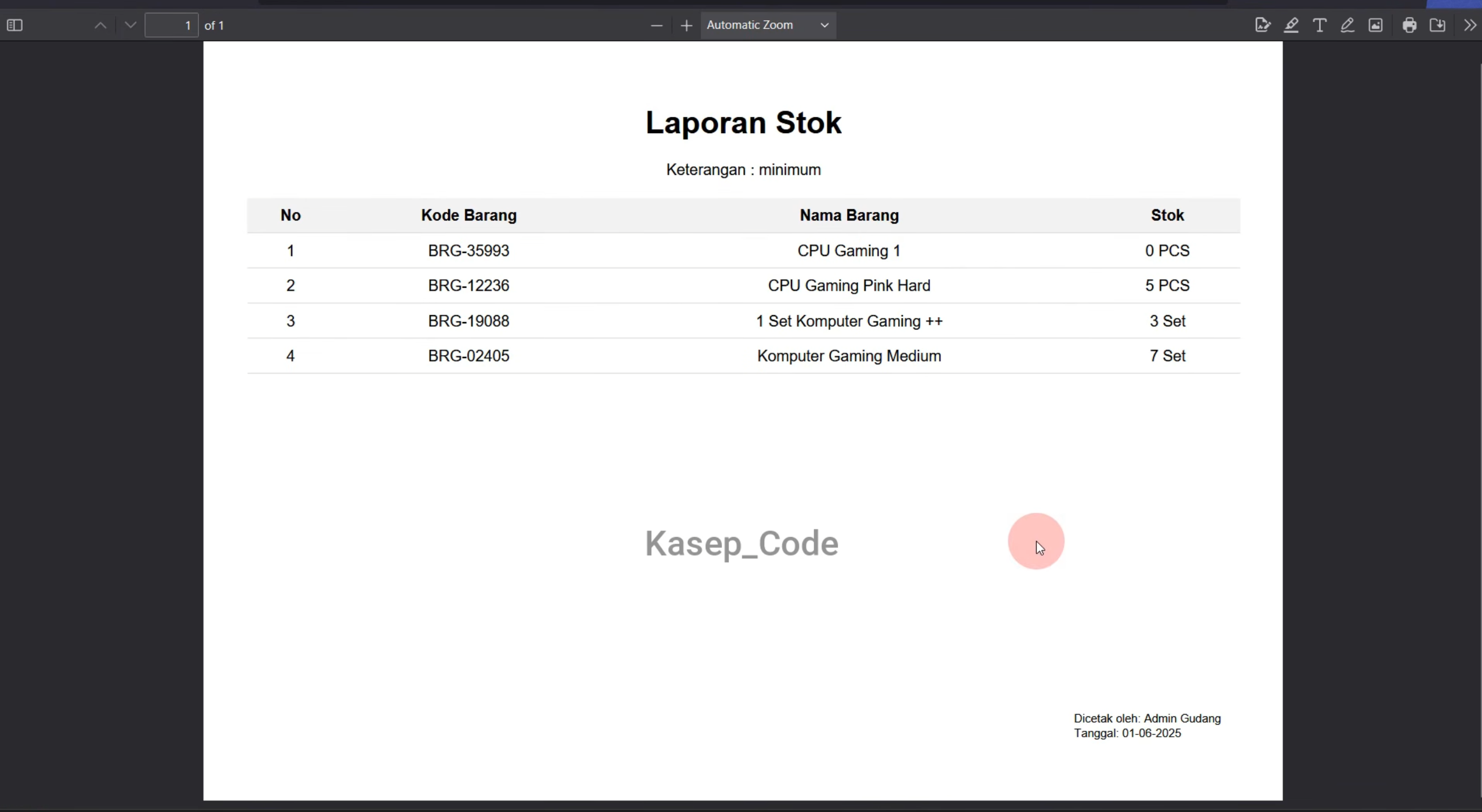 Source Code Website Inventaris Gudang Laravel | Website Laporan Stok Barang Gudang| Inventory System