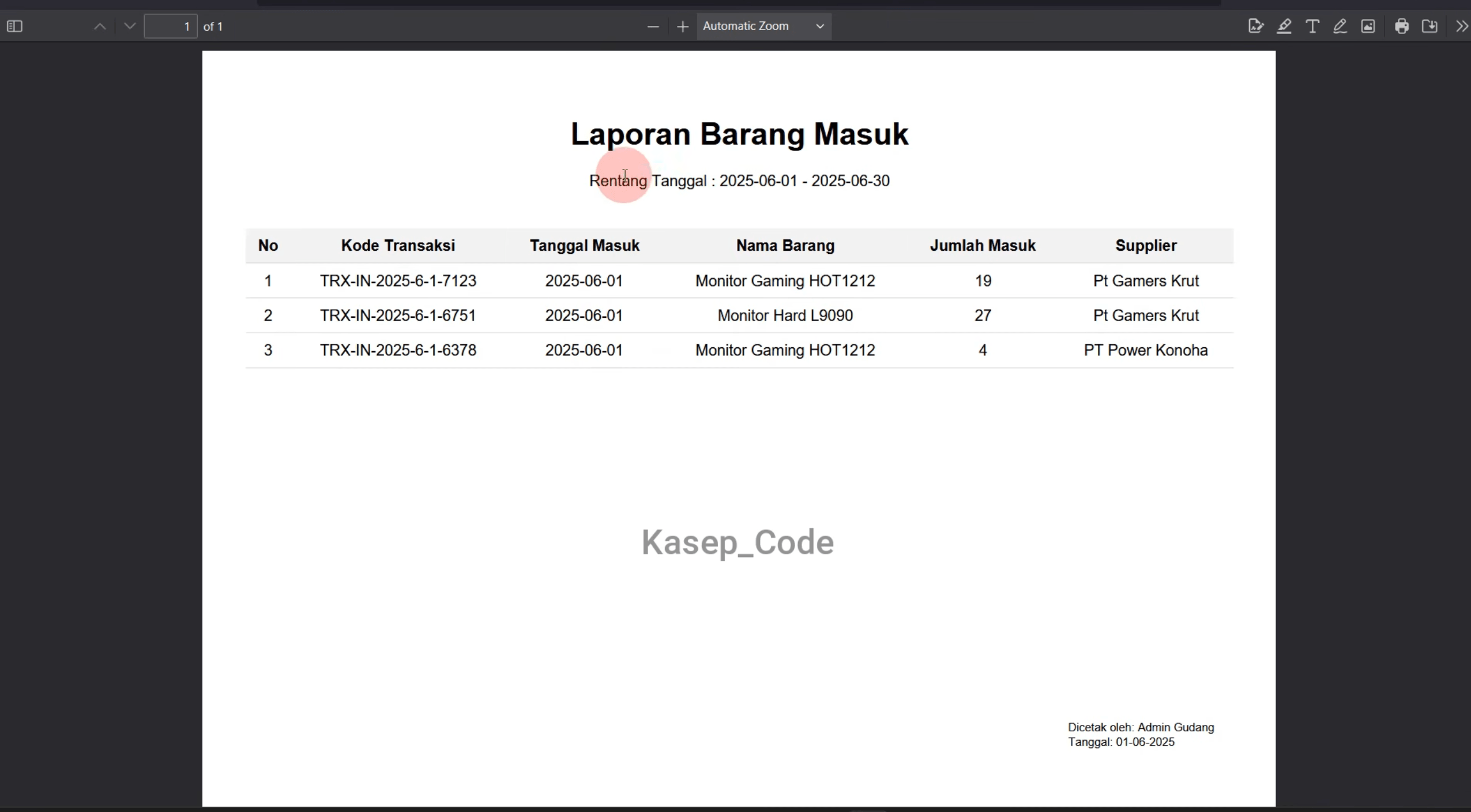 Source Code Website Inventaris Gudang Laravel | Website Laporan Stok Barang Gudang| Inventory System