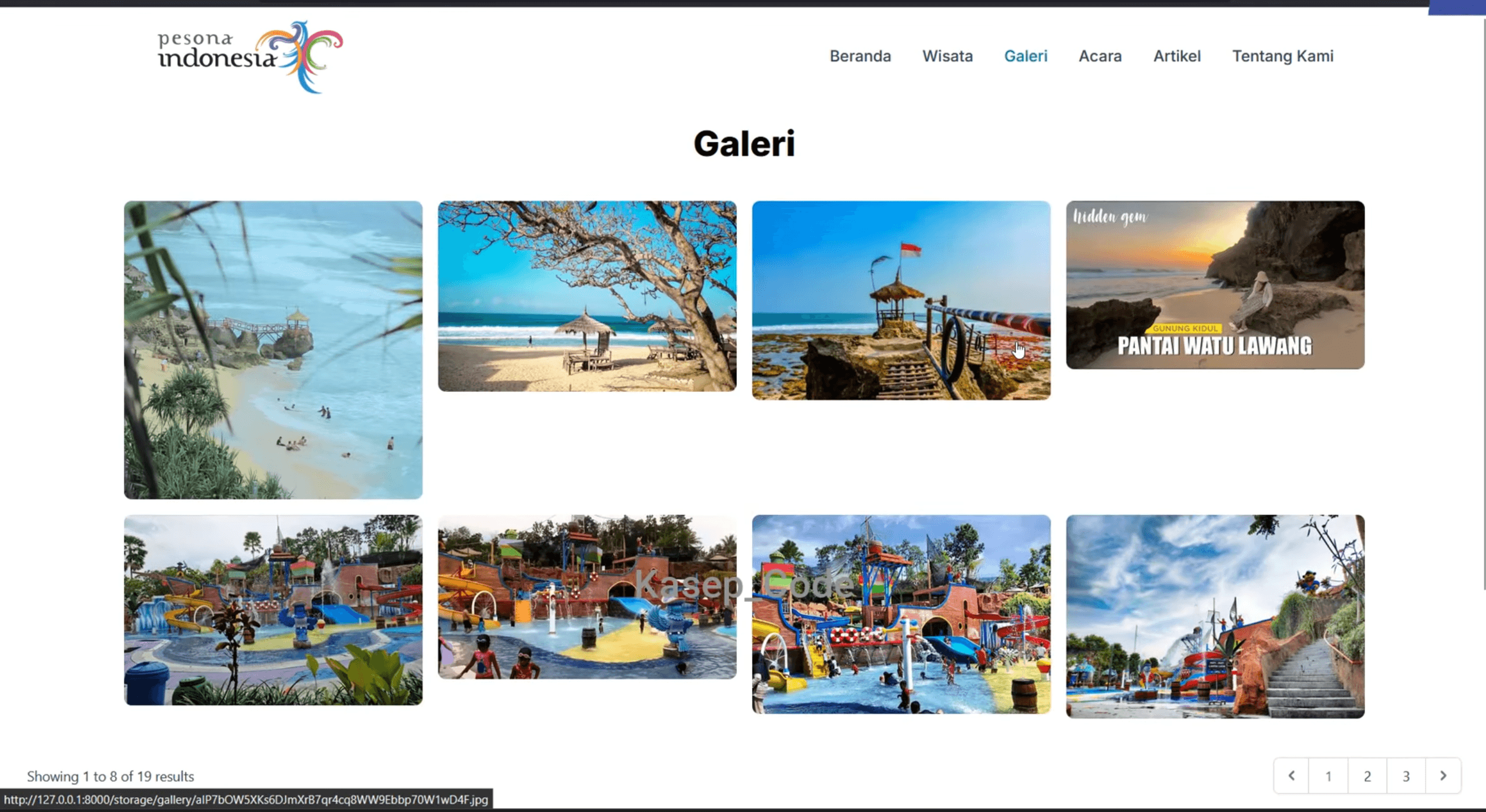 Source Code Laravel Website Wisata | Website Pariwisata Laravel | Sistem Pengelolaan Wisata Laravel