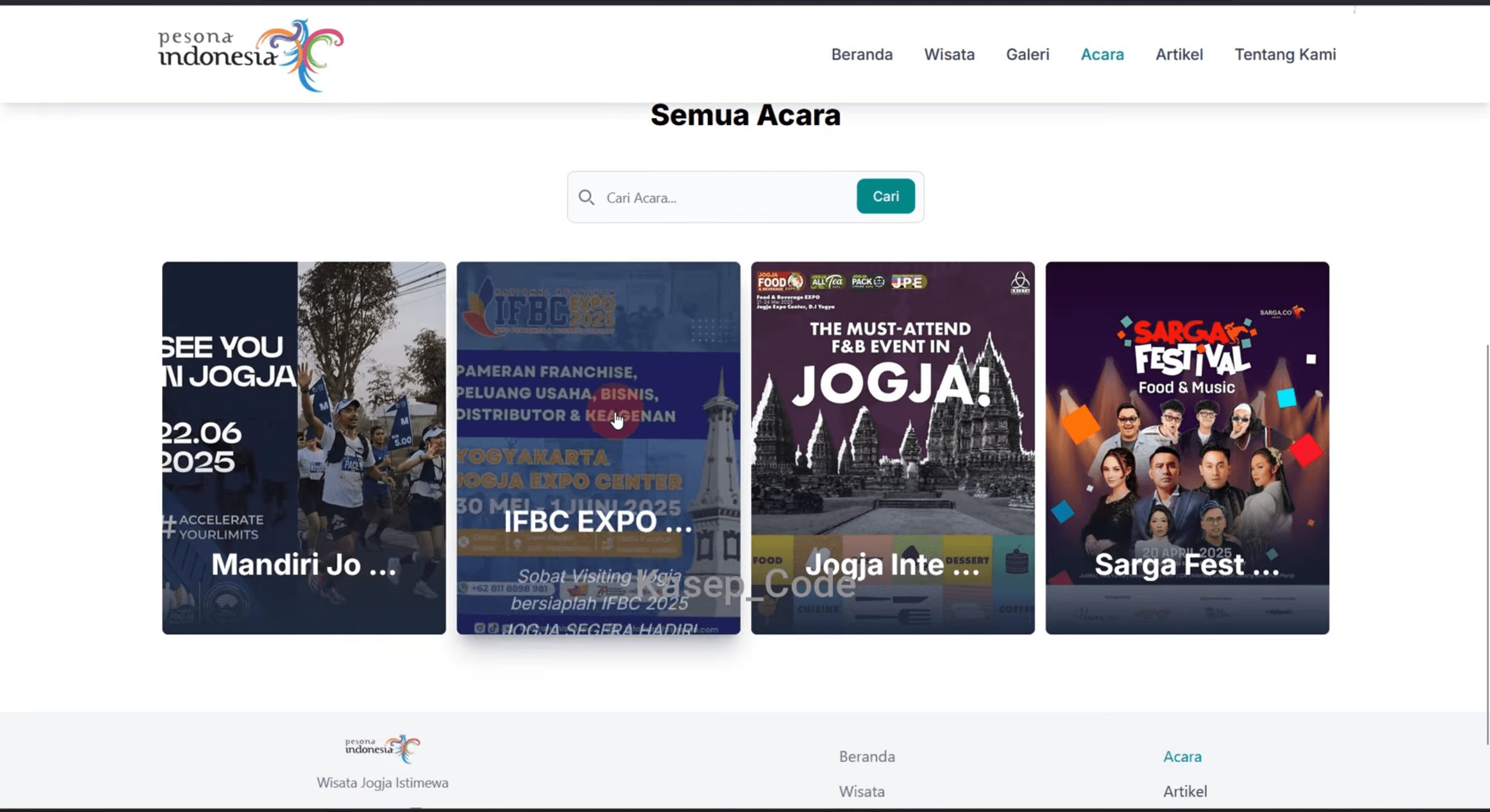 Source Code Laravel Website Wisata | Website Pariwisata Laravel | Sistem Pengelolaan Wisata Laravel