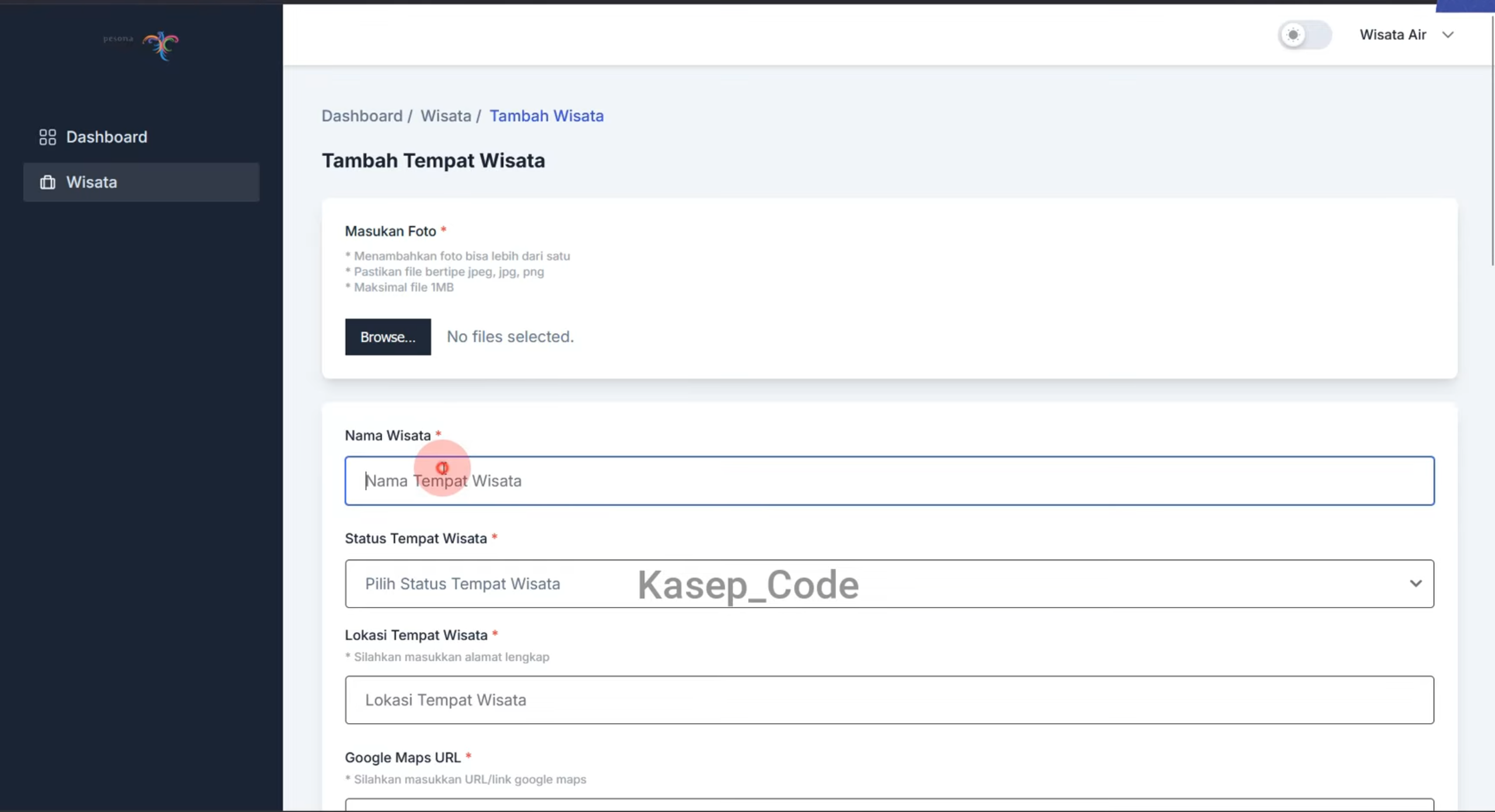 Source Code Laravel Website Wisata | Website Pariwisata Laravel | Sistem Pengelolaan Wisata Laravel