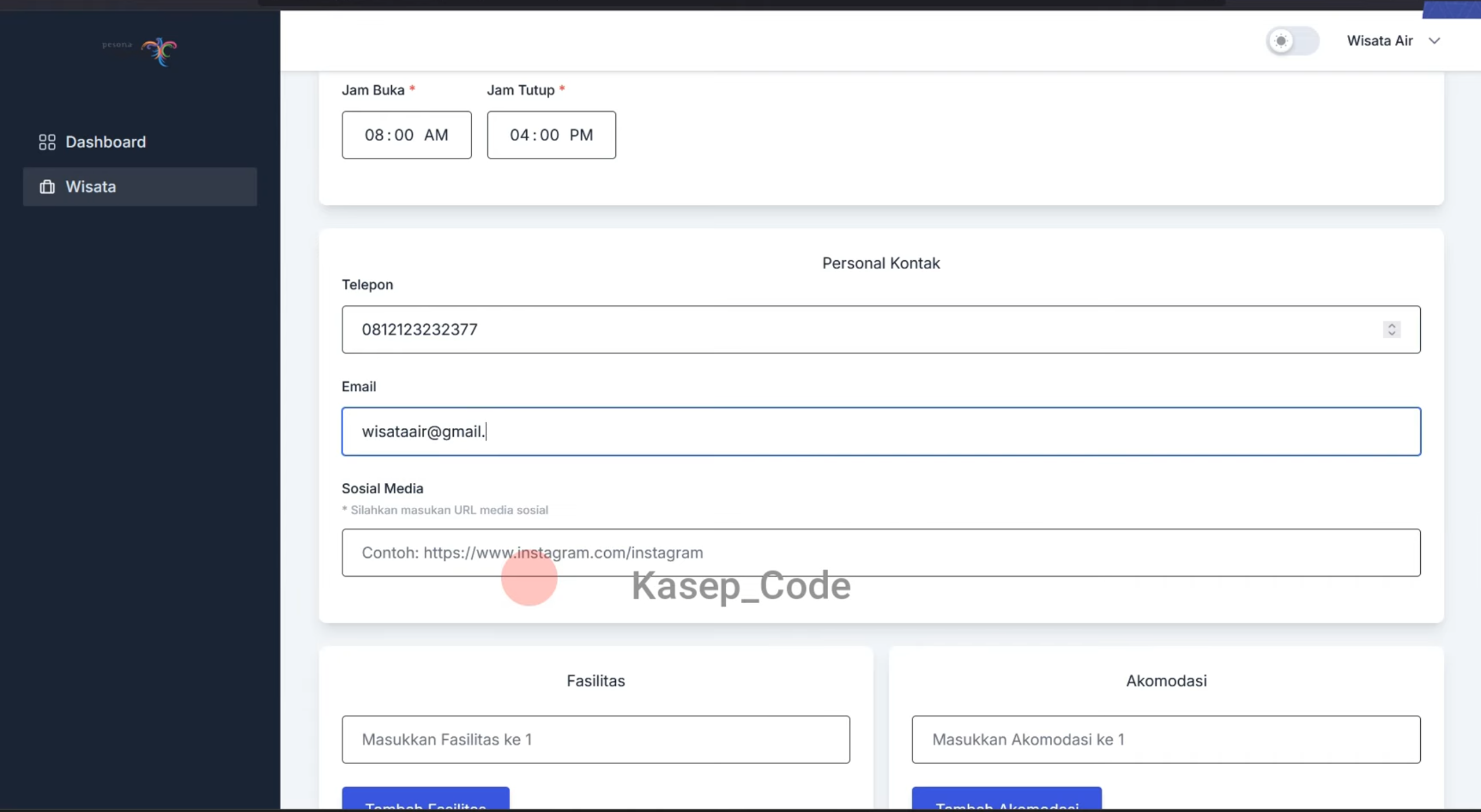 Source Code Laravel Website Wisata | Website Pariwisata Laravel | Sistem Pengelolaan Wisata Laravel