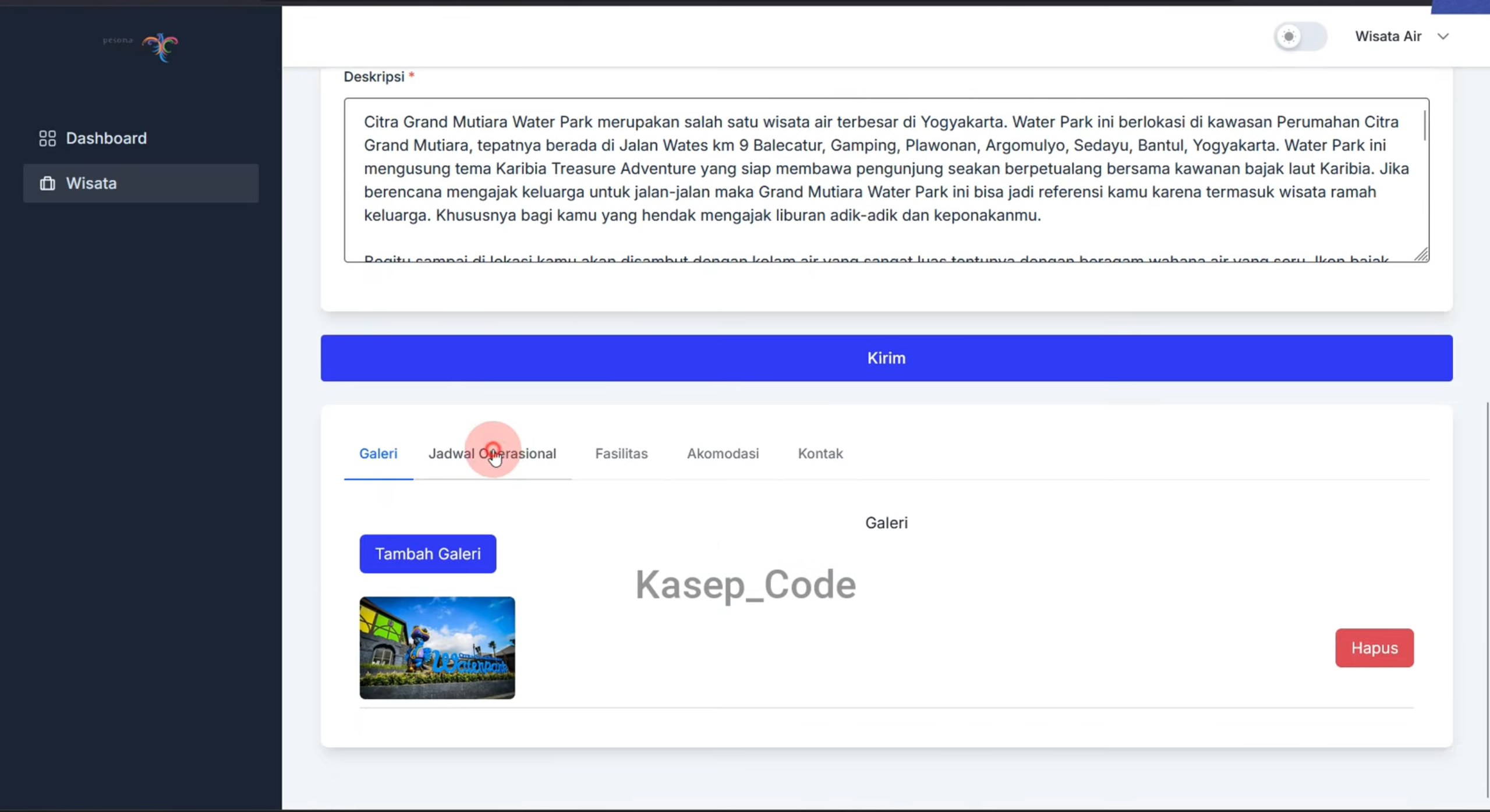 Source Code Laravel Website Wisata | Website Pariwisata Laravel | Sistem Pengelolaan Wisata Laravel
