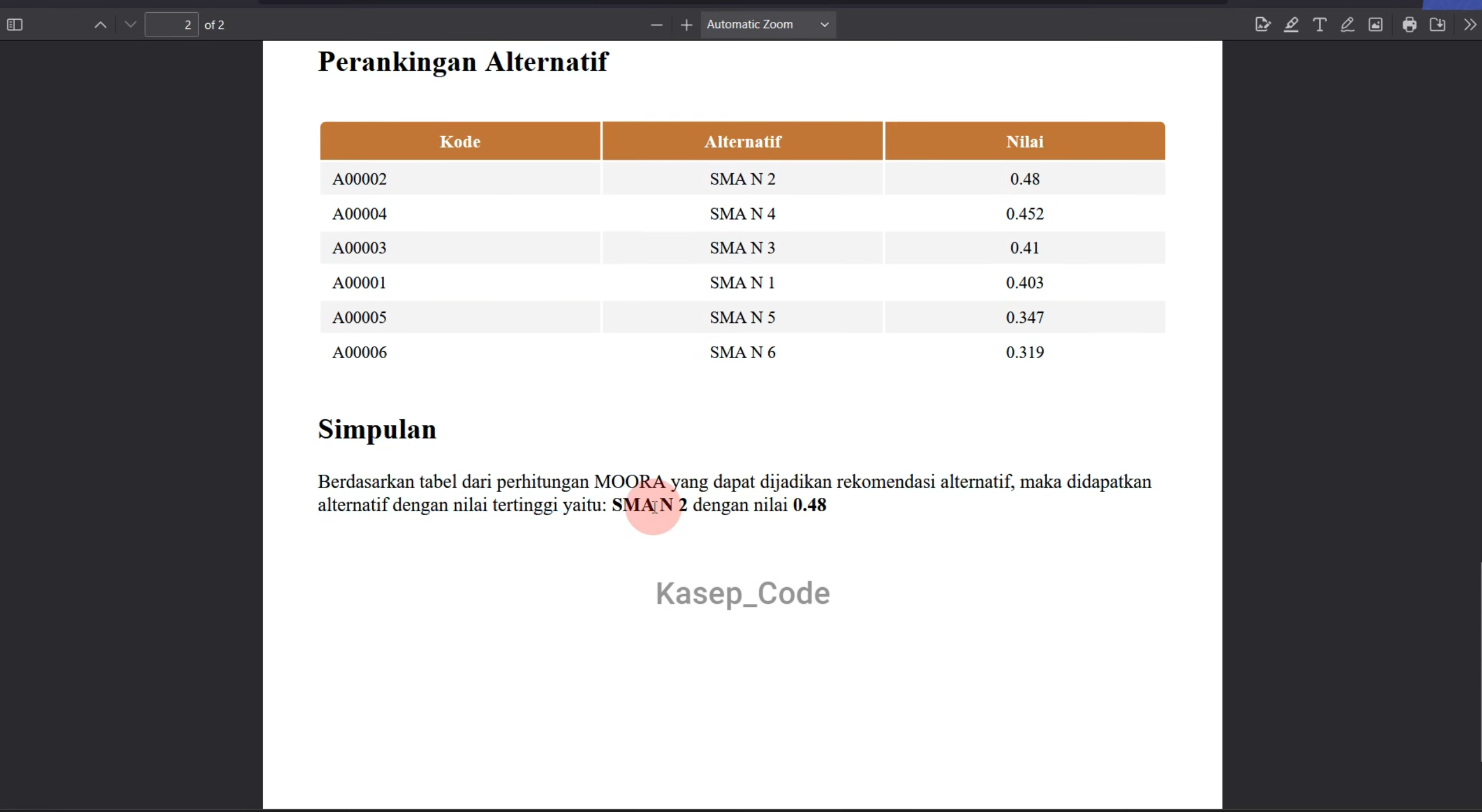 Source Code SPK Metode MOORA Laravel | Download Source Code SPK MOORA + Jurnal Perhitungan Manual