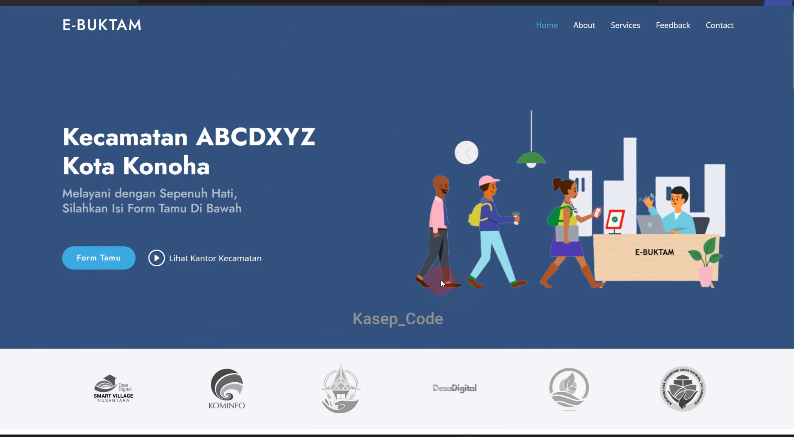Source Code Website Buku Tamu Laravel | Aplikasi Buku Tamu Berbasis Web | Source Code Web Buku Tamu