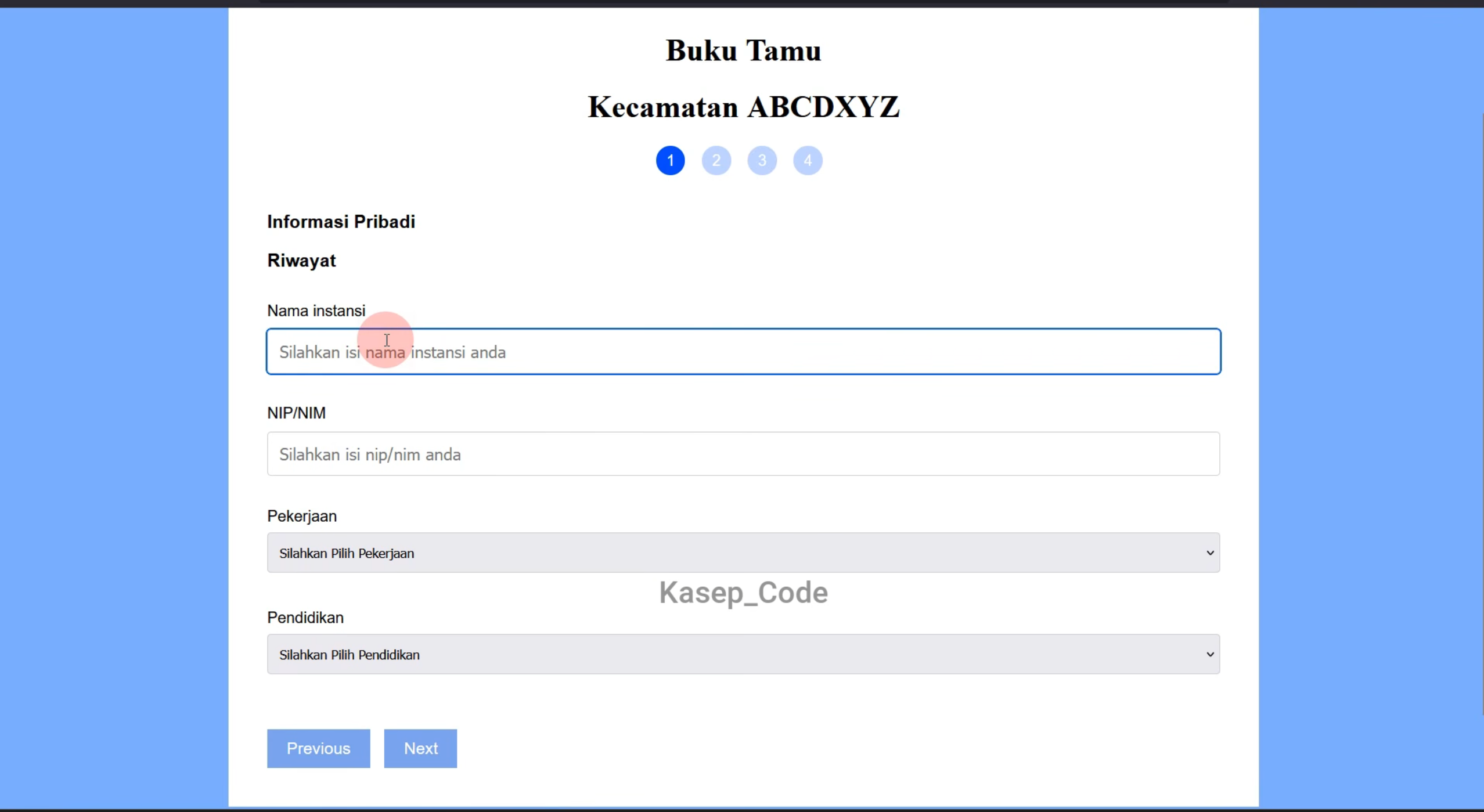 Source Code Website Buku Tamu Laravel | Aplikasi Buku Tamu Berbasis Web | Source Code Web Buku Tamu