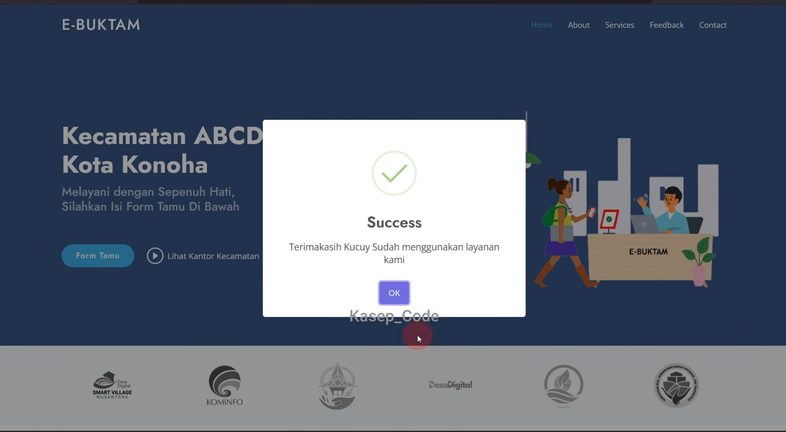 Source Code Website Buku Tamu Laravel | Aplikasi Buku Tamu Berbasis Web | Source Code Web Buku Tamu