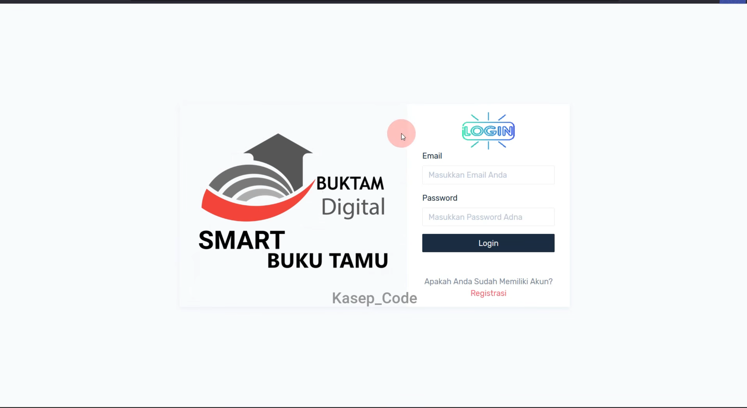 Source Code Website Buku Tamu Laravel | Aplikasi Buku Tamu Berbasis Web | Source Code Web Buku Tamu