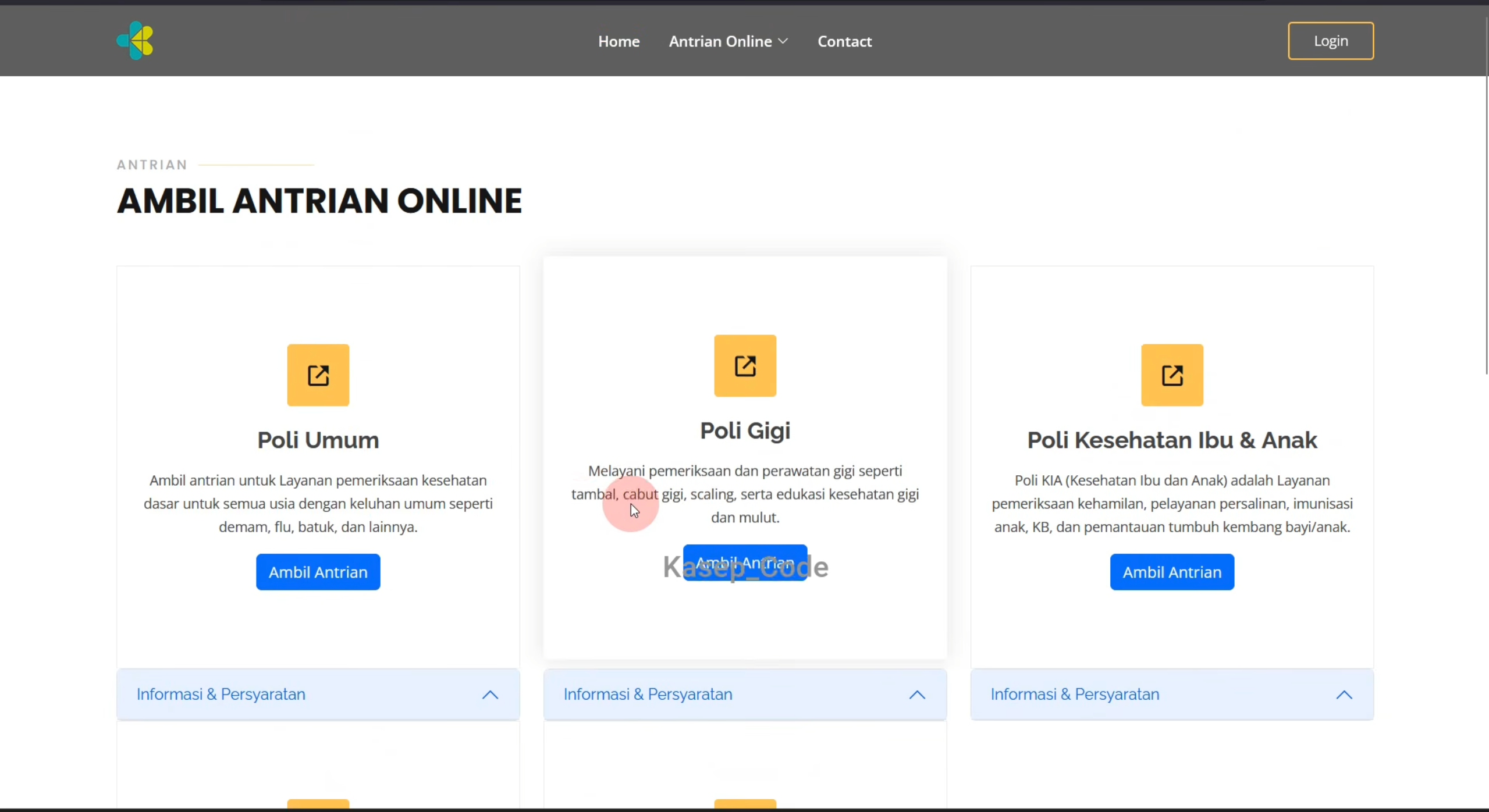 Source Code Aplikasi Antrian Online Laravel | Source Code Sistem Antrian Online | Web Antrian Online