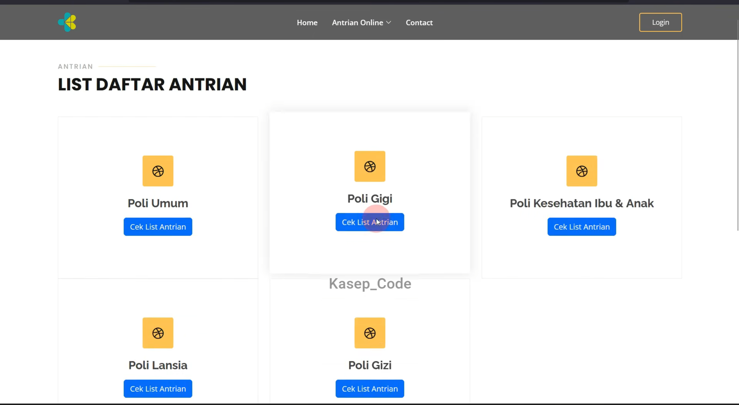 Source Code Aplikasi Antrian Online Laravel | Source Code Sistem Antrian Online | Web Antrian Online