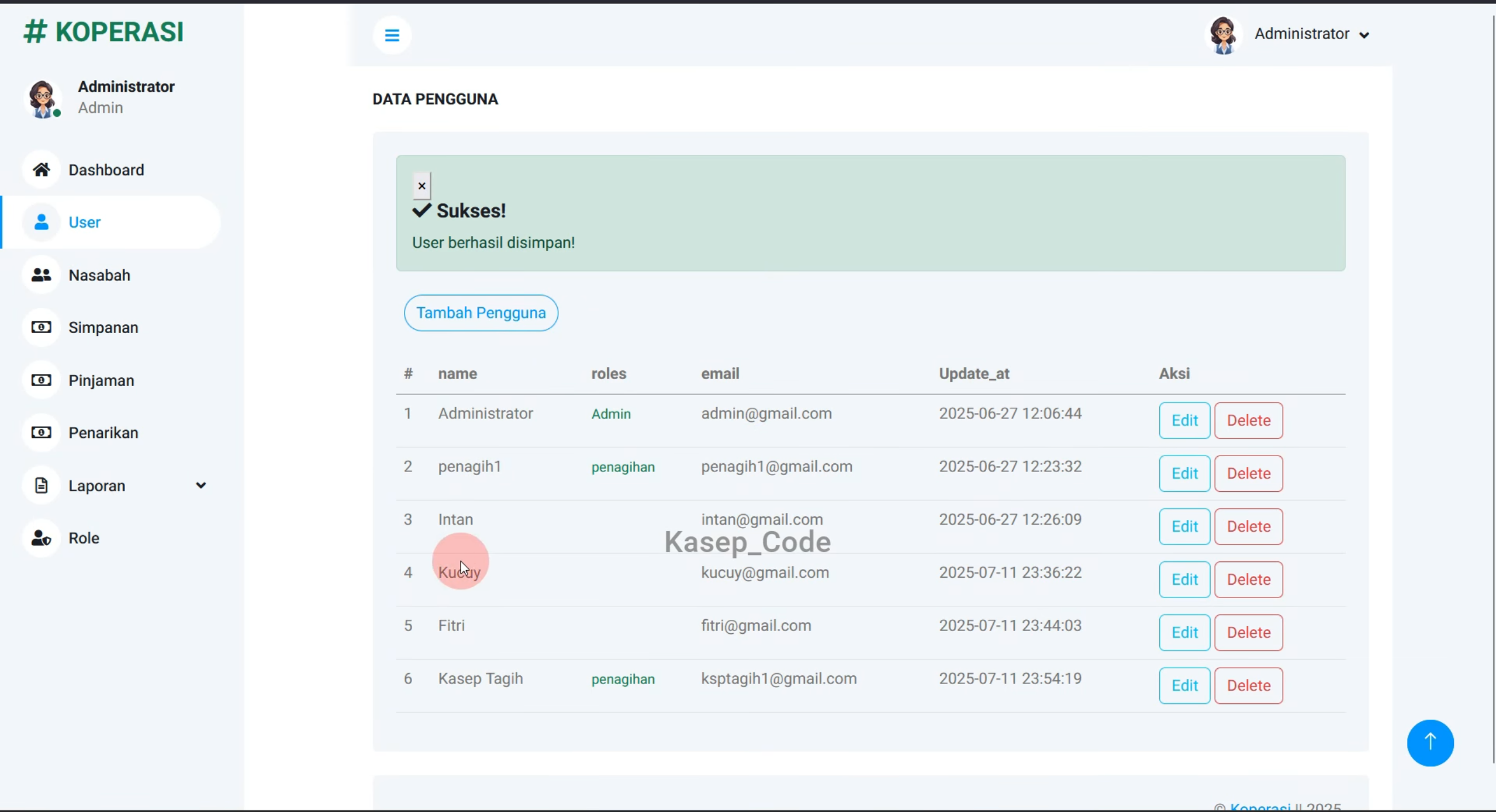 Source Code Aplikasi Koperasi Simpan Pinjam | Source Code Website Koperasi Simpan Pinjam Laravel