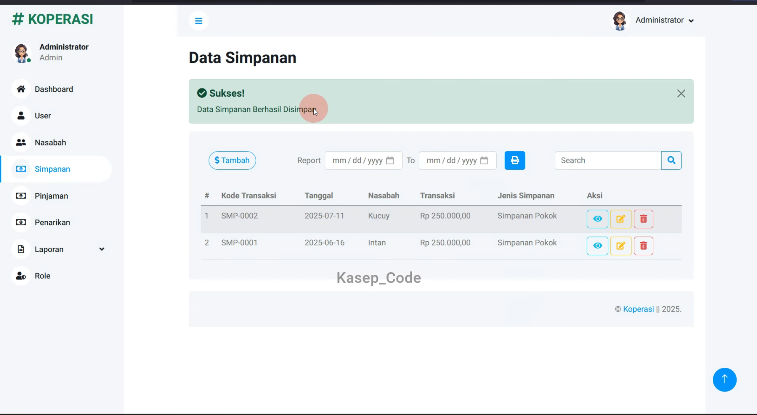 Source Code Aplikasi Koperasi Simpan Pinjam | Source Code Website Koperasi Simpan Pinjam Laravel