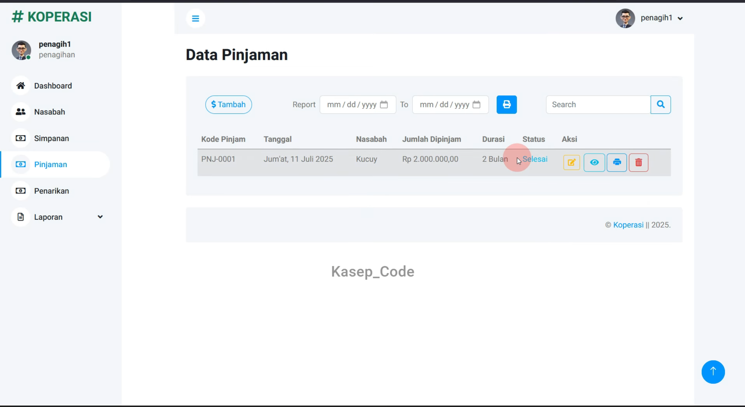 Source Code Aplikasi Koperasi Simpan Pinjam | Source Code Website Koperasi Simpan Pinjam Laravel