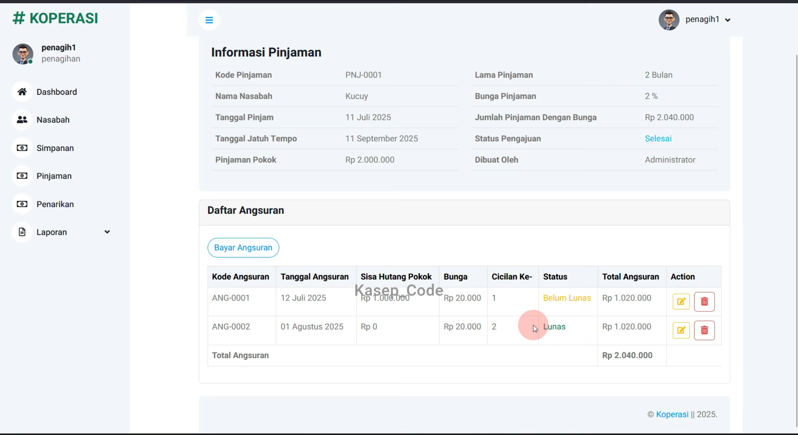 Source Code Aplikasi Koperasi Simpan Pinjam | Source Code Website Koperasi Simpan Pinjam Laravel