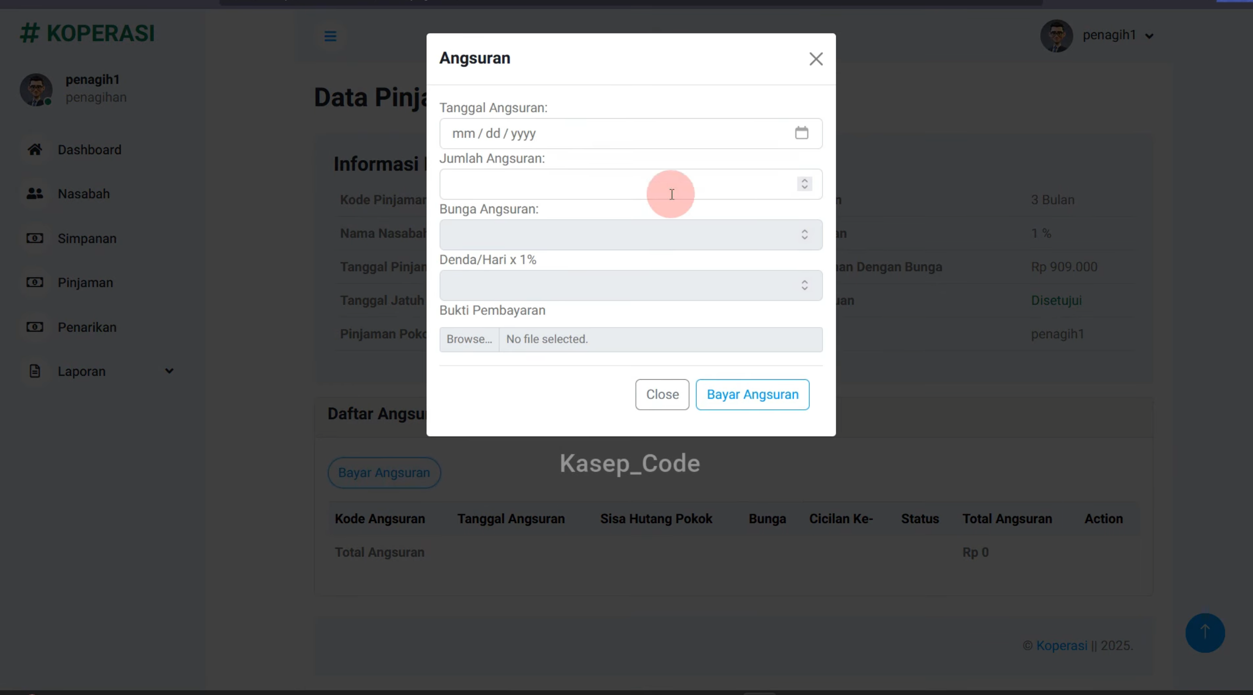 Source Code Aplikasi Koperasi Simpan Pinjam | Source Code Website Koperasi Simpan Pinjam Laravel