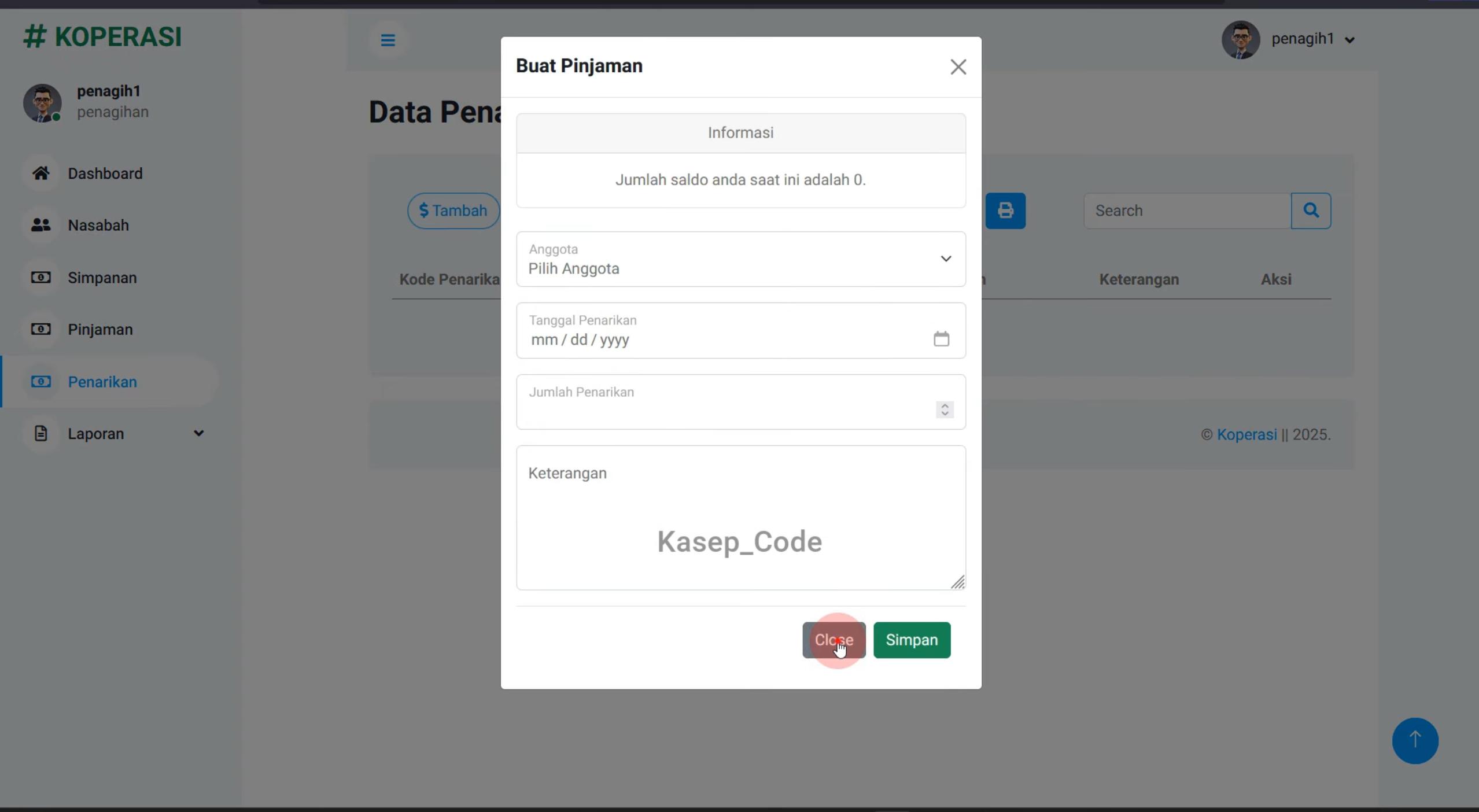 Source Code Aplikasi Koperasi Simpan Pinjam | Source Code Website Koperasi Simpan Pinjam Laravel