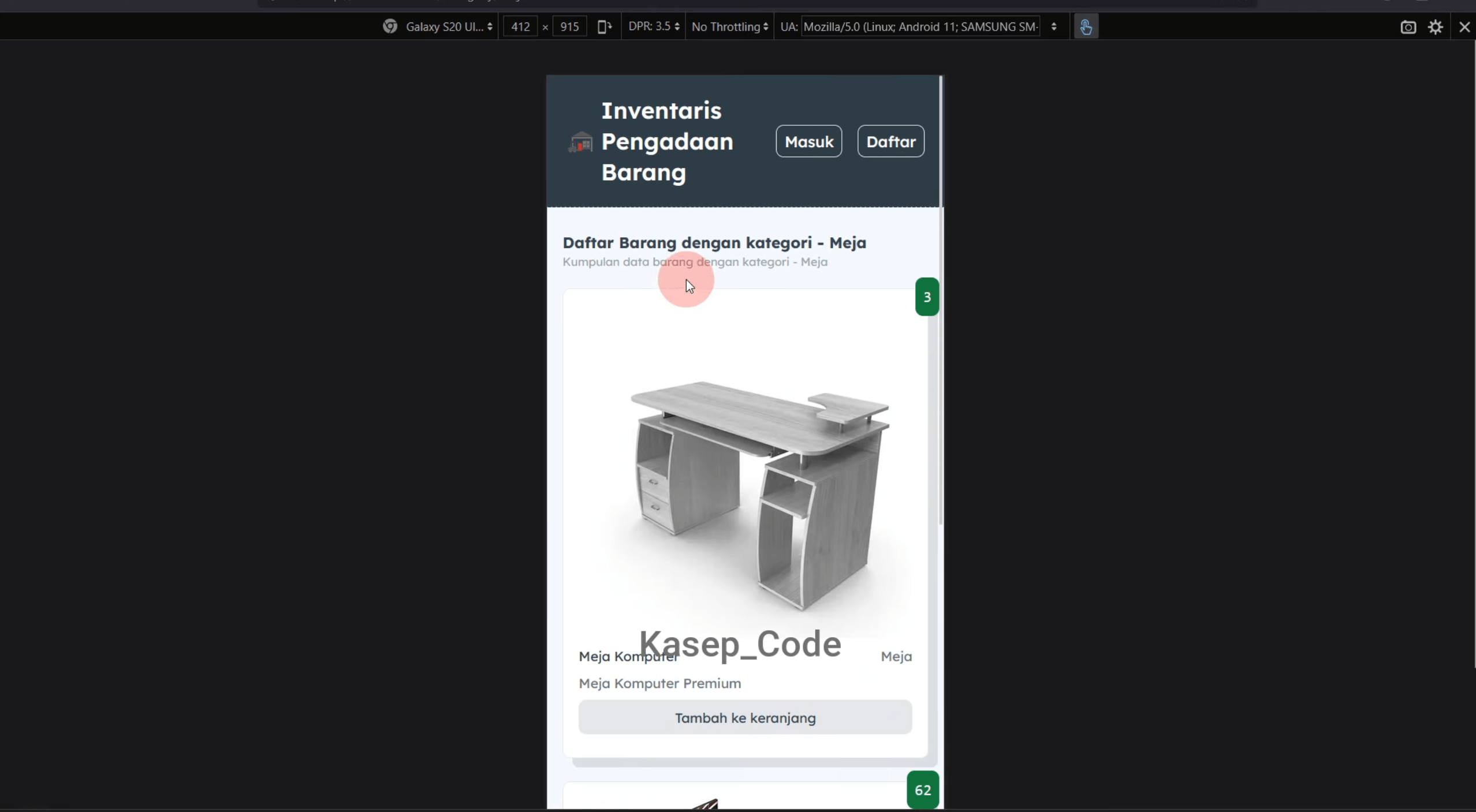 Source Code Aplikasi Pengadaan Barang Laravel | Website Pengadaan & Permintaan Barang Multi User
