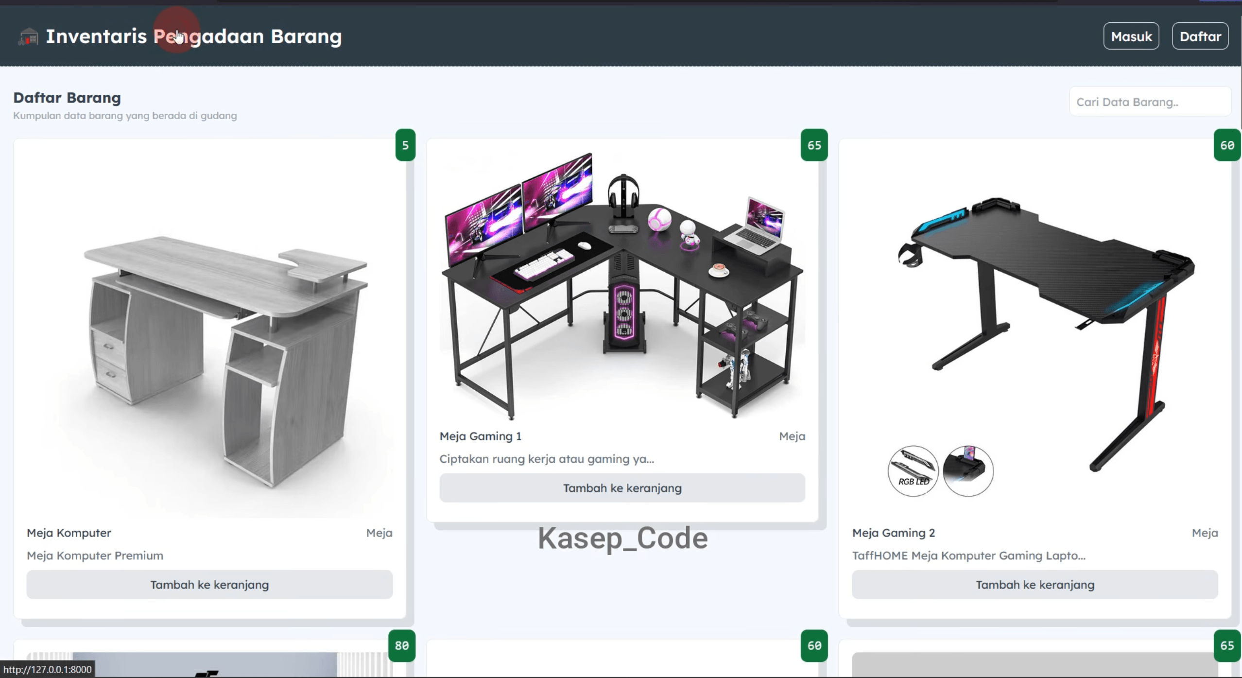 Source Code Aplikasi Pengadaan Barang Laravel | Website Pengadaan & Permintaan Barang Multi User