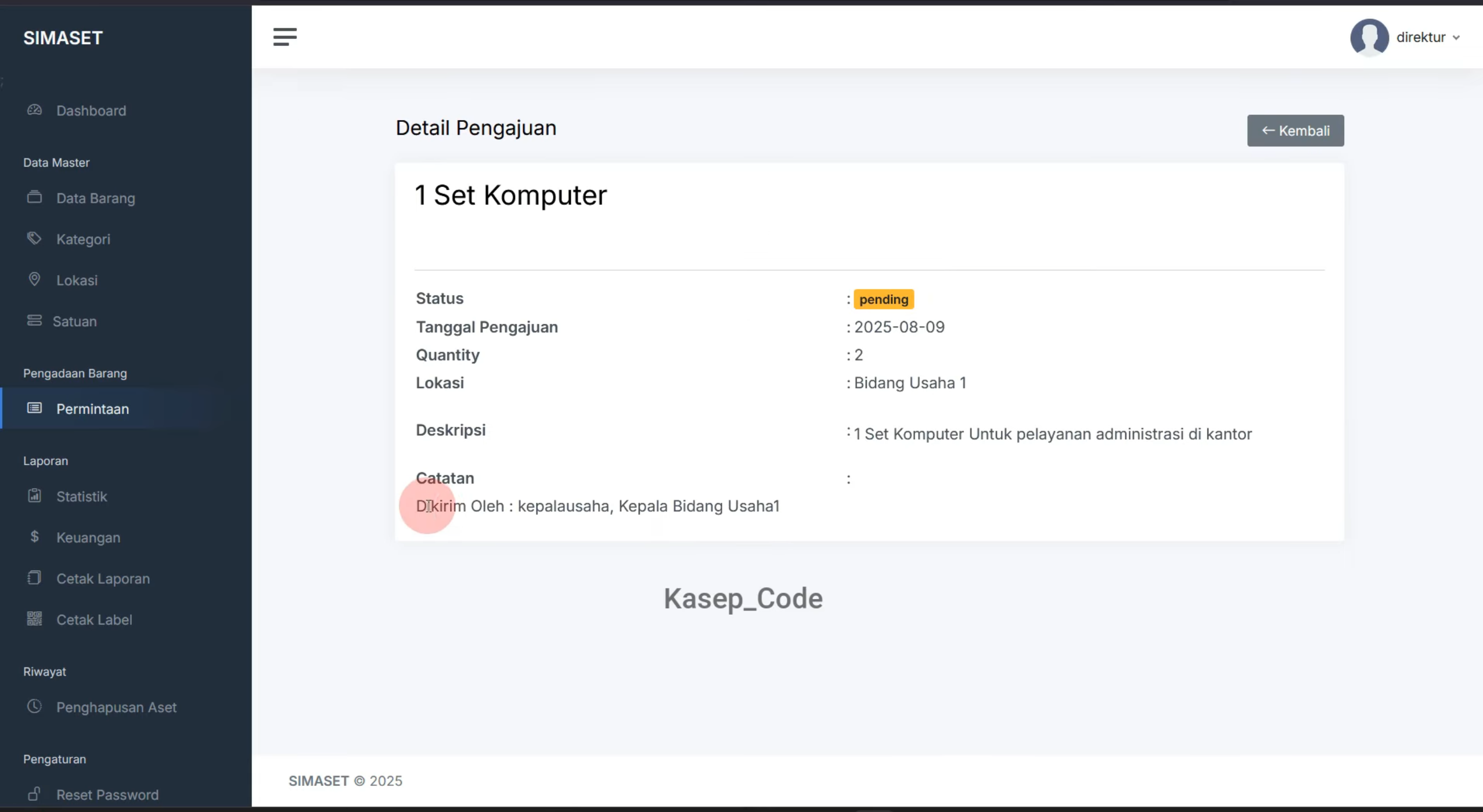 Source Code Website SIMASET Laravel | Sistem Informasi Manajemen Aset Desa, BUMDES Multi User