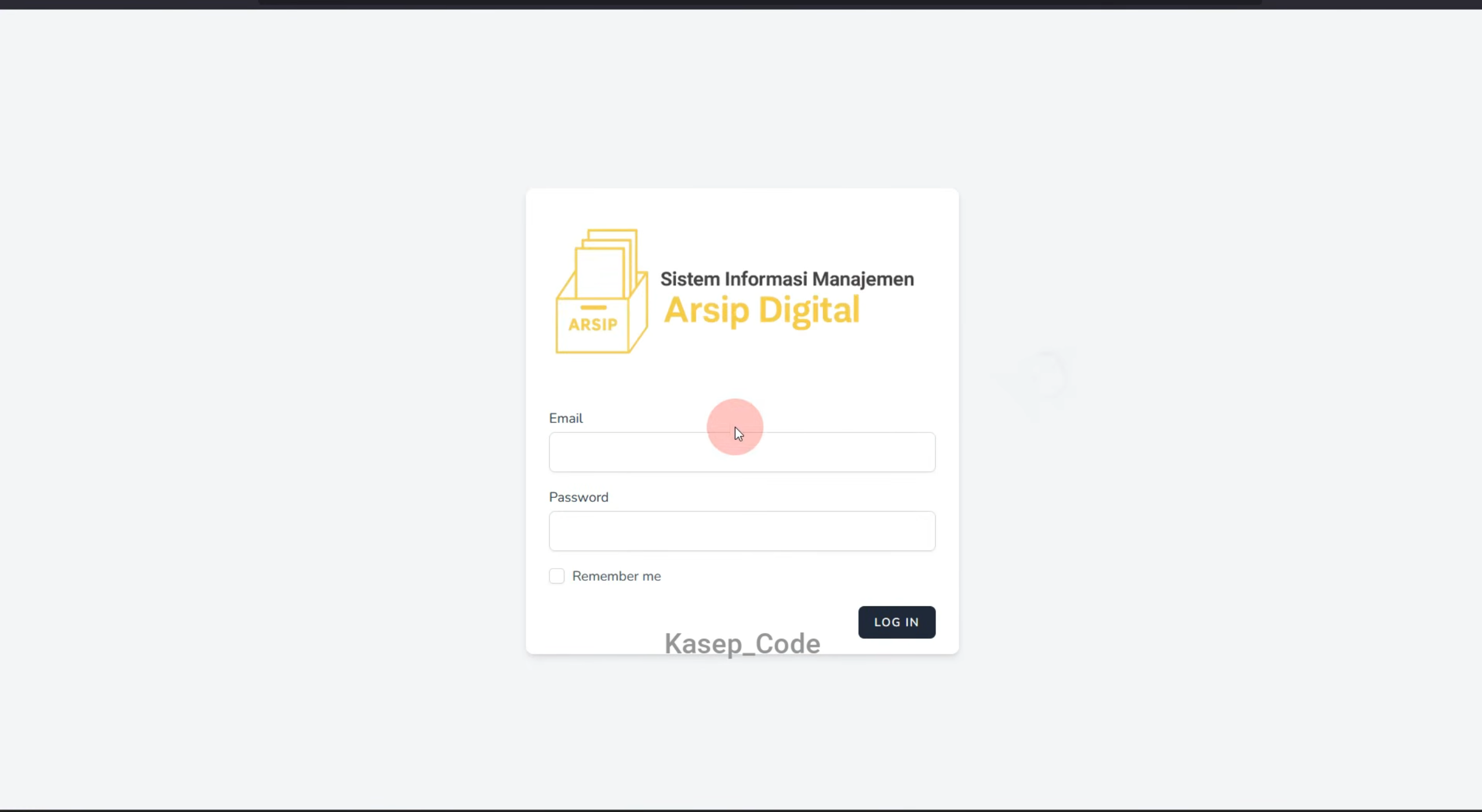 Source Code Website E-Arsip Pegawai Laravel | Aplikasi Arsip Online Berbasis Web dengan Laravel
