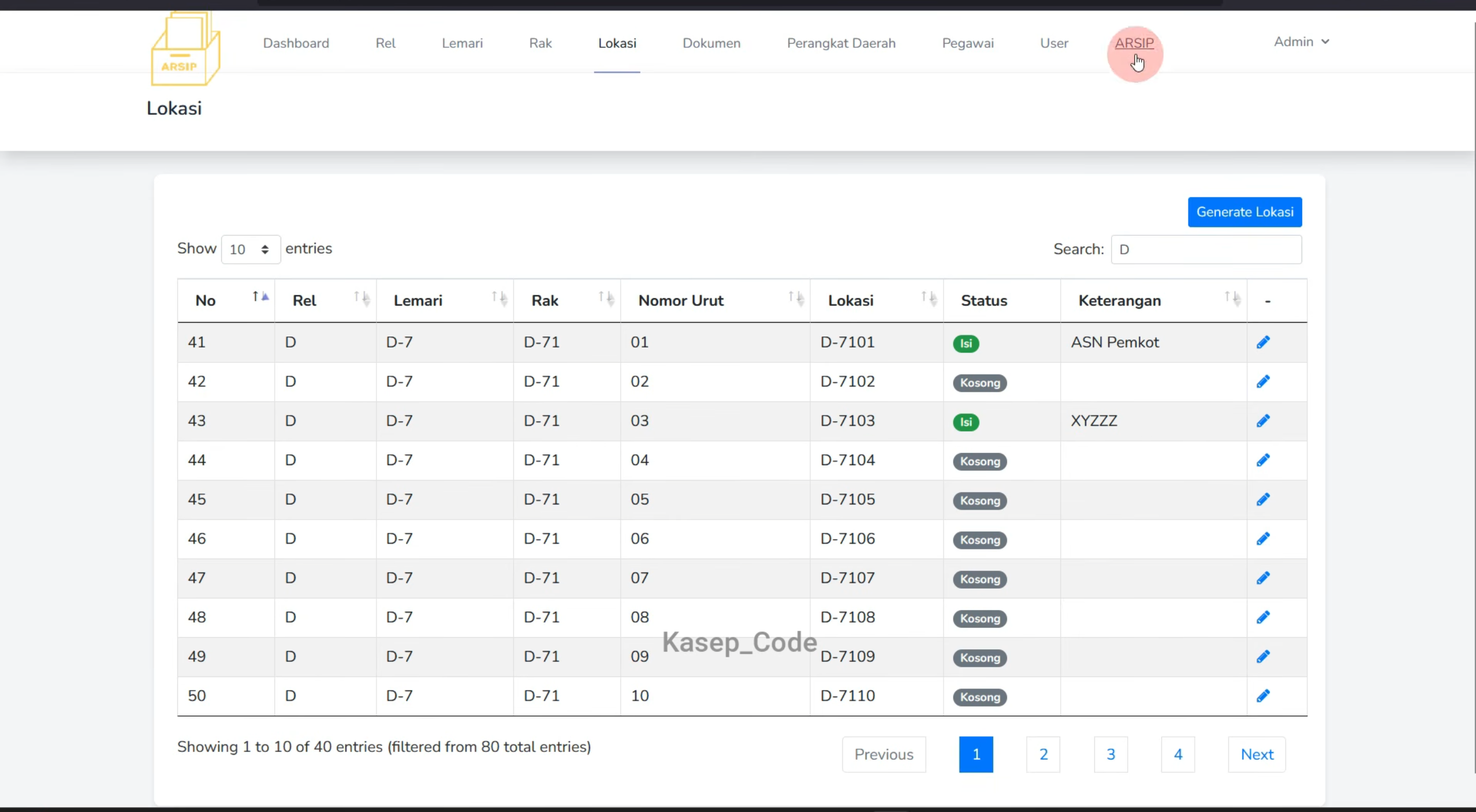 Source Code Website E-Arsip Pegawai Laravel | Aplikasi Arsip Online Berbasis Web dengan Laravel
