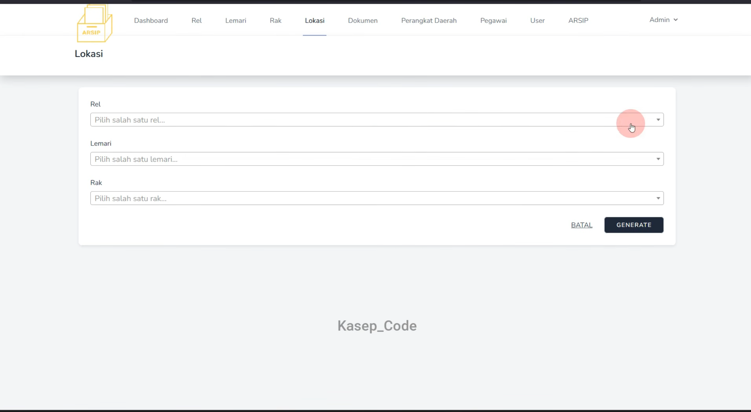 Source Code Website E-Arsip Pegawai Laravel | Aplikasi Arsip Online Berbasis Web dengan Laravel