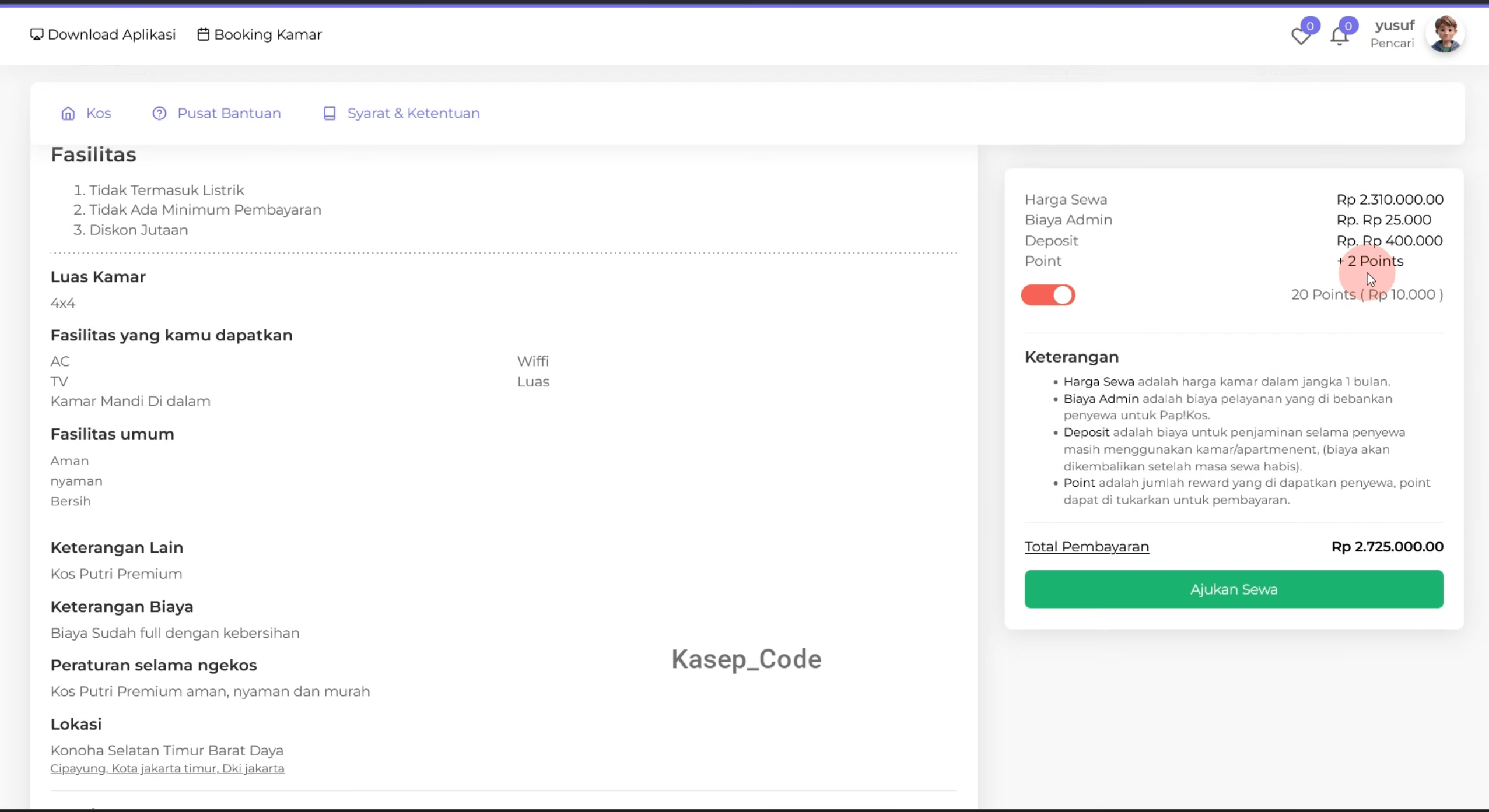 Source Code Website Penyewaan Kos Laravel | Source Code Website Booking Hotel| Website booking hotel