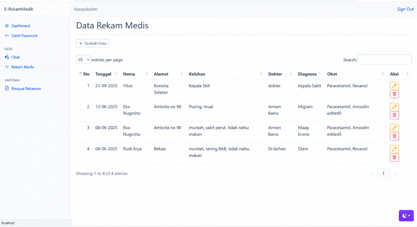 Source Code Aplikasi Rekam Medis | Sistem Informasi Rekam Medis | Source Code Website Rekam Medis