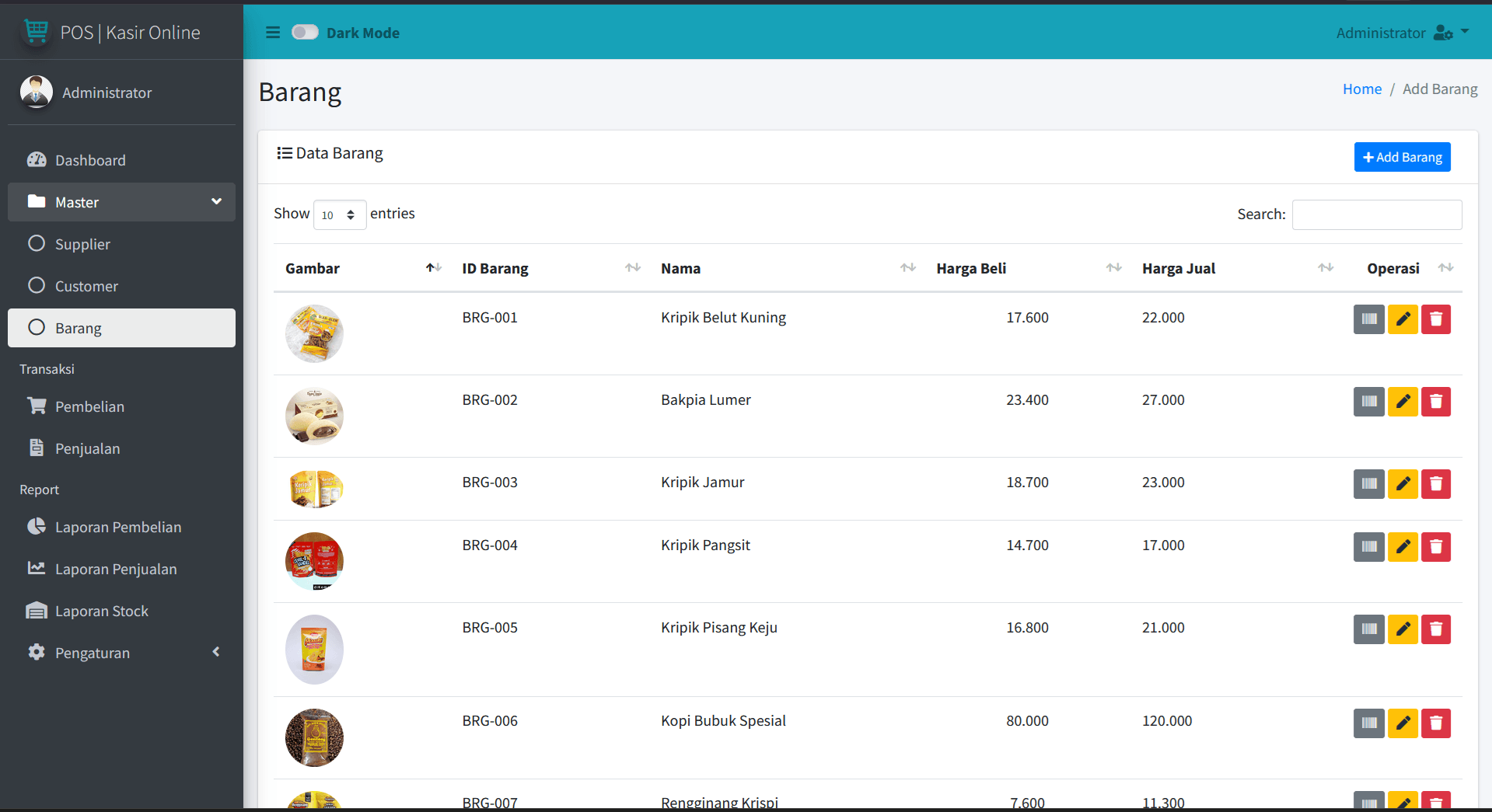 Source Code Aplikasi Kasir Online & Point of Sale (POS)| Download Source Code Website Aplikasi Kasir