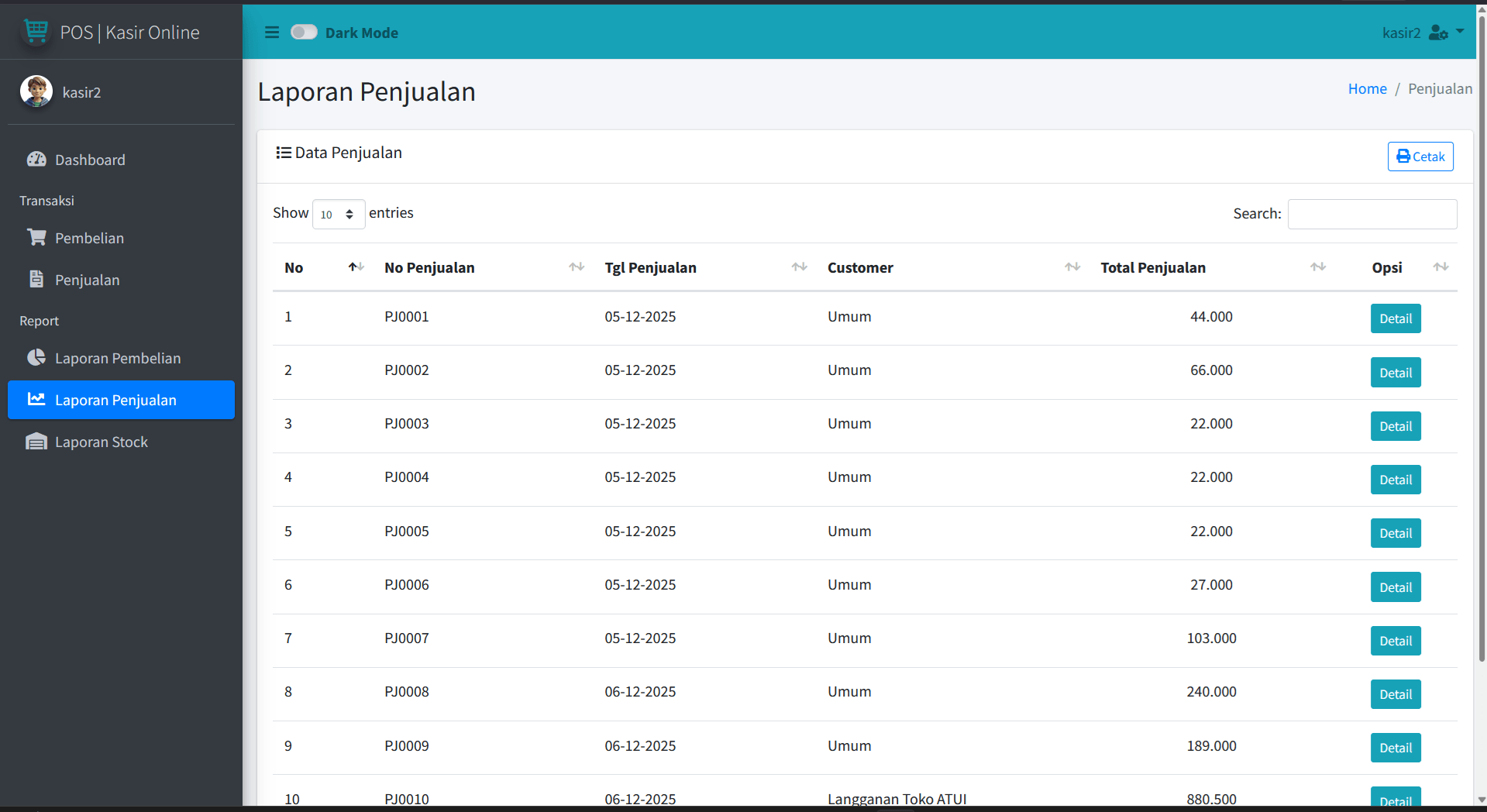 Source Code Aplikasi Kasir Online & Point of Sale (POS)| Download Source Code Website Aplikasi Kasir